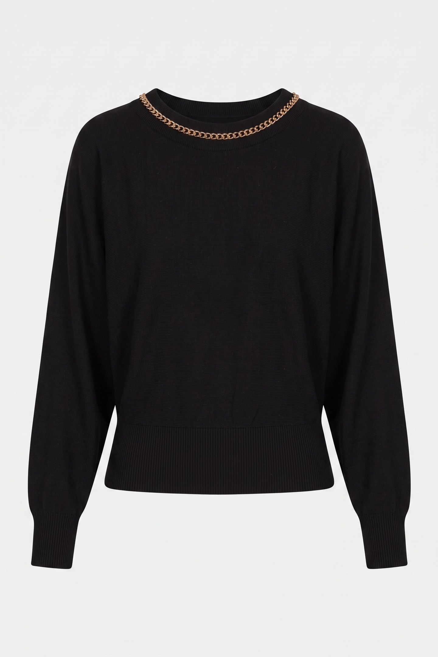 ABEL CN DOLMAN SLEEV JET BLACK A996 3