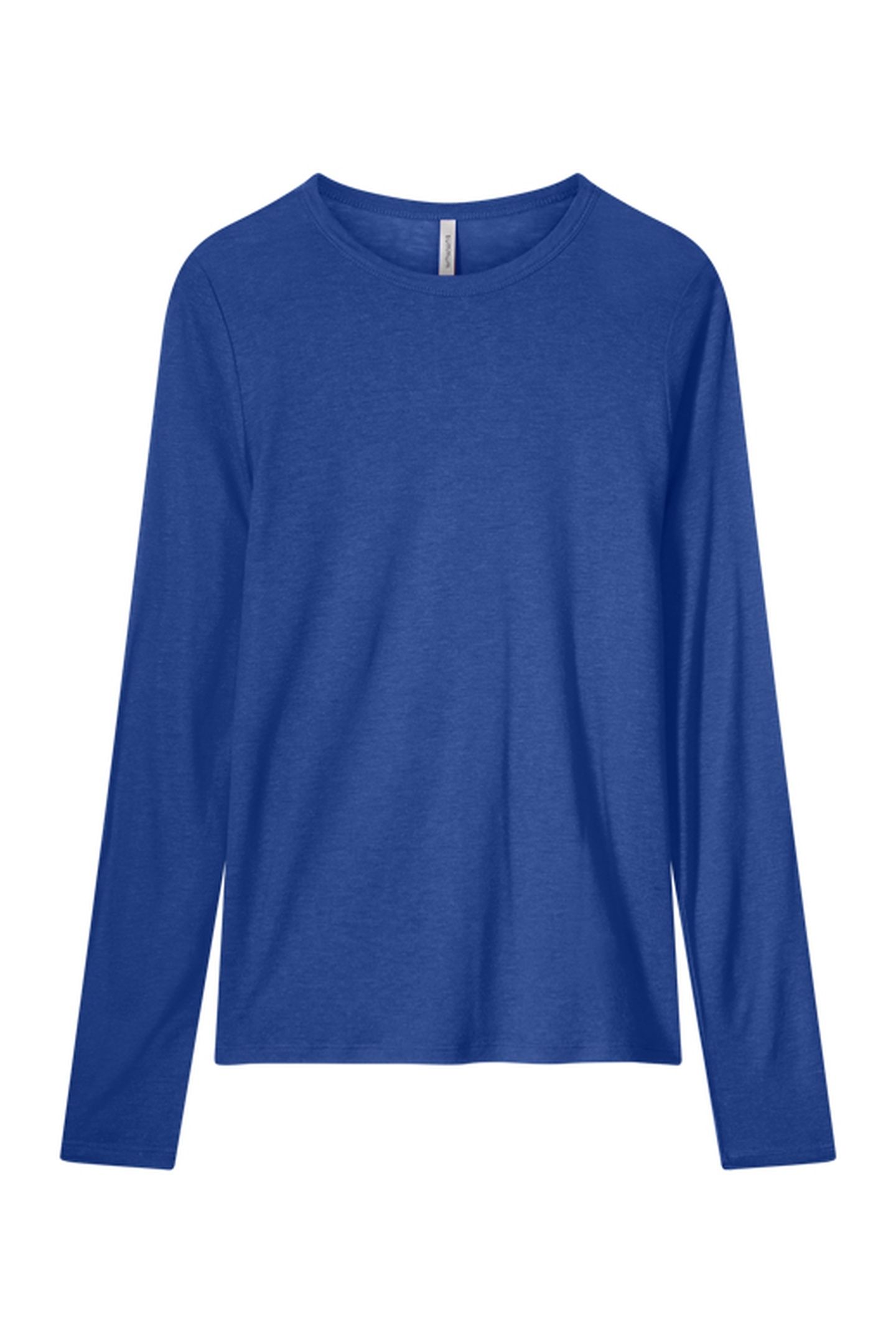 ROUND NECK TOP LYOCELL WOOL BASICS ROYAL BLUE 3