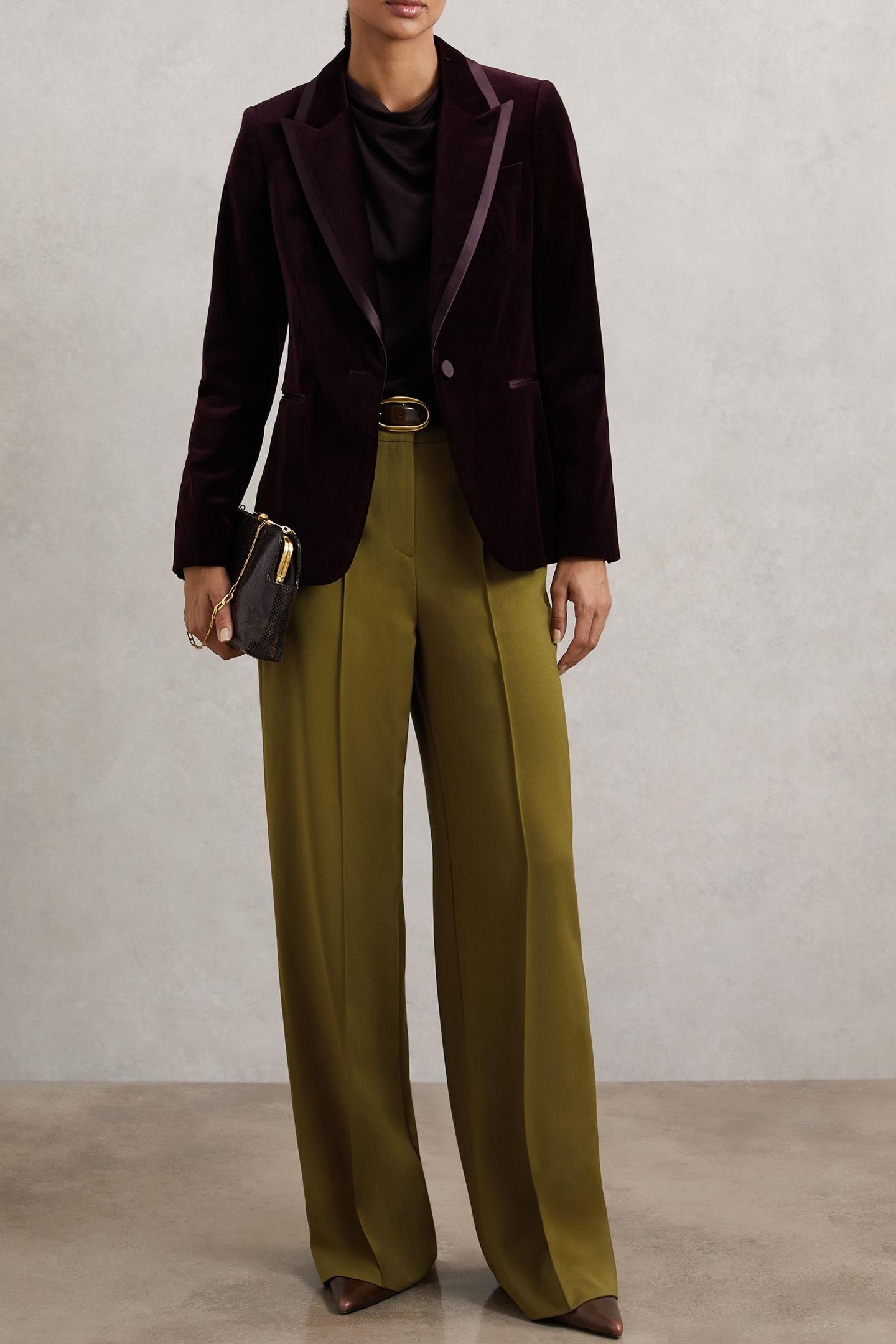 WIDE LEG TROUSER GREEN 2