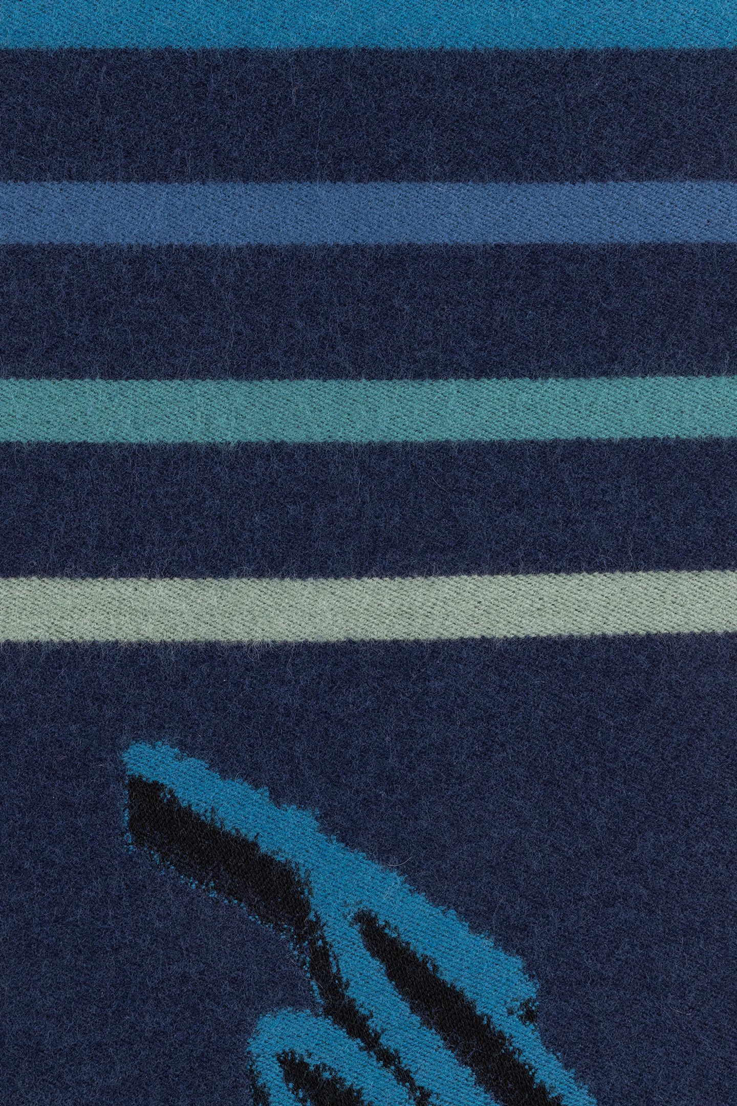MEN SCARF LOGO JACQUARD NAVY 4