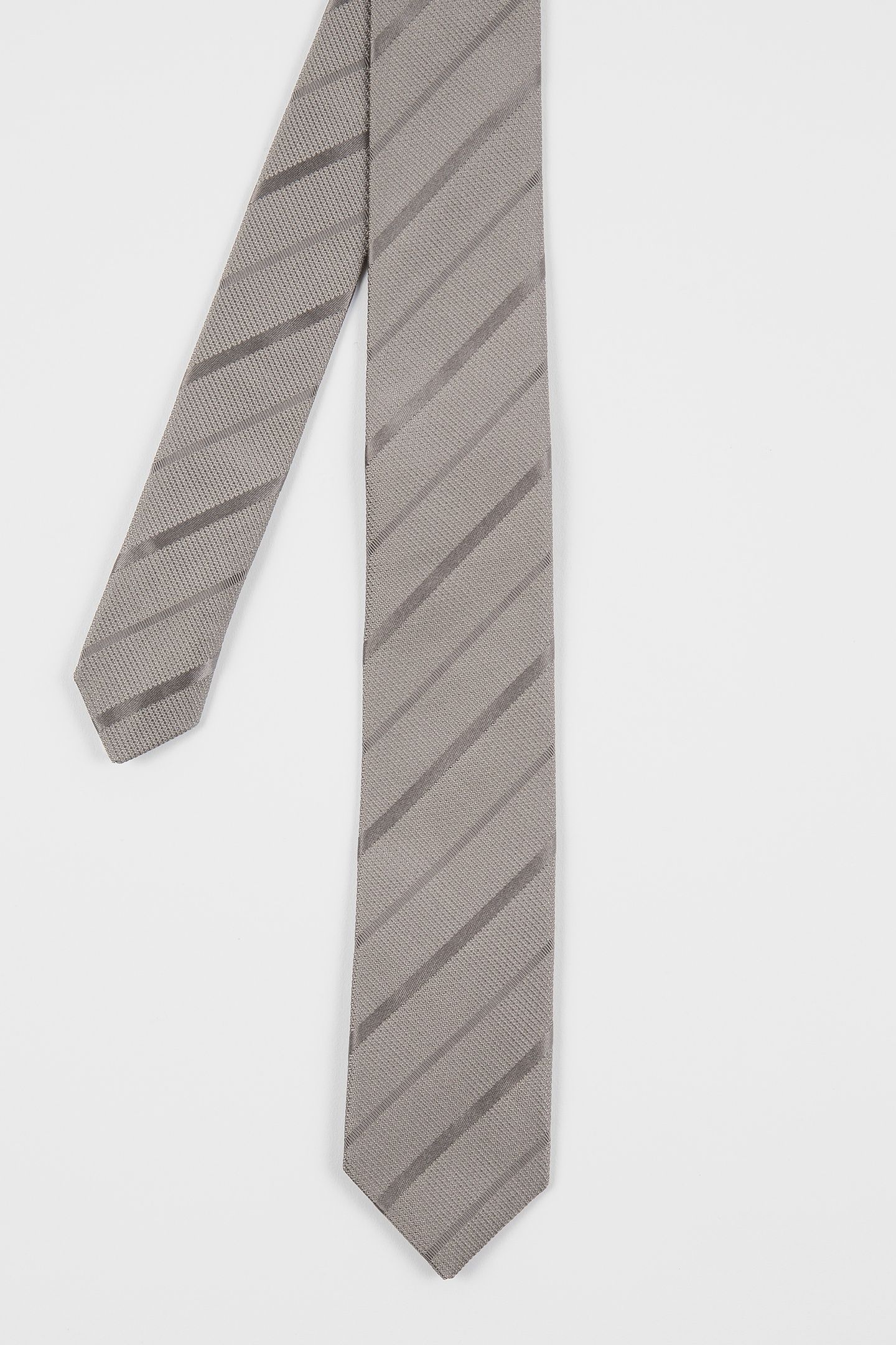 MEN TIE TEXTURE STRP GREY 3