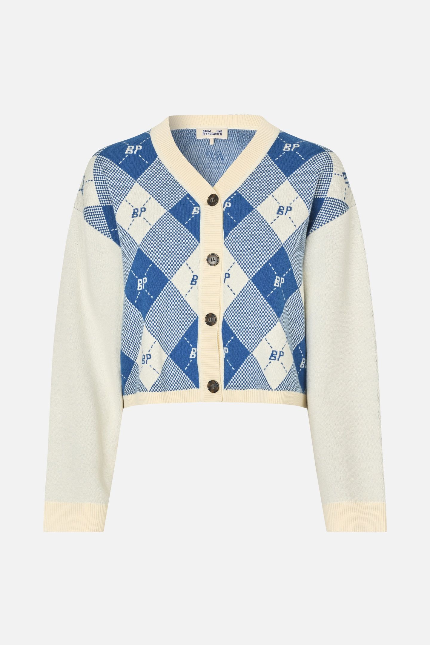 CORNELIE CARDIGAN FEDERAL BLUE CHECK 5