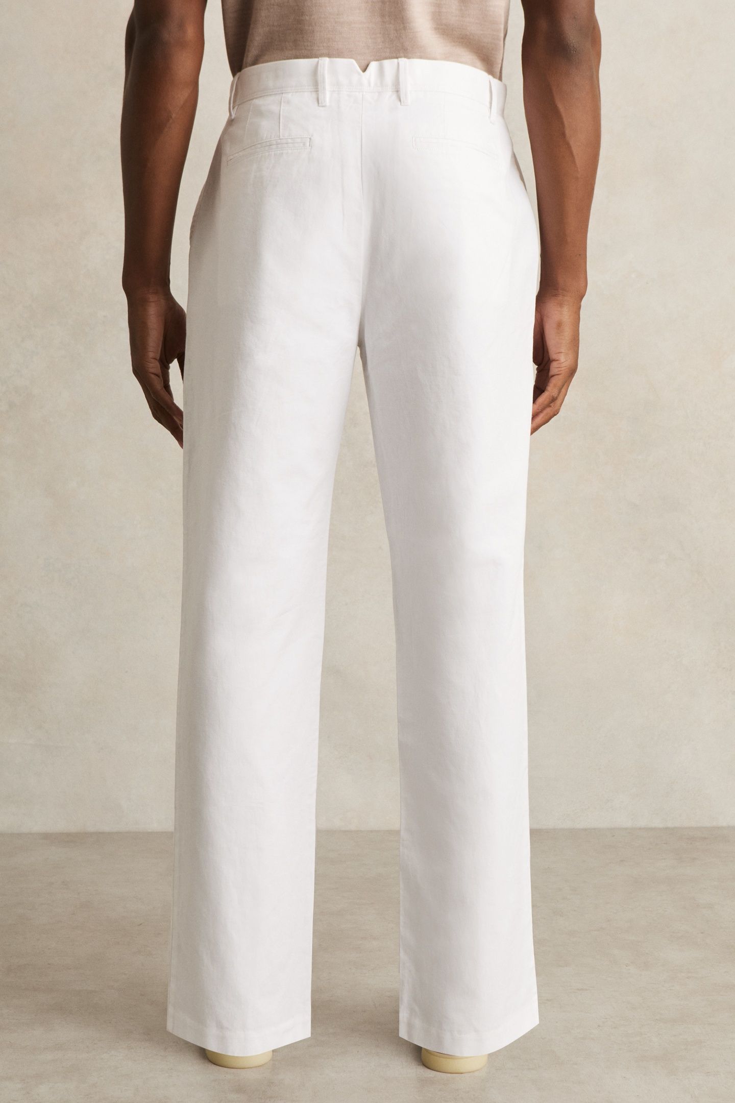 COTTON RELAXED FIT TROUSER WHITE 3