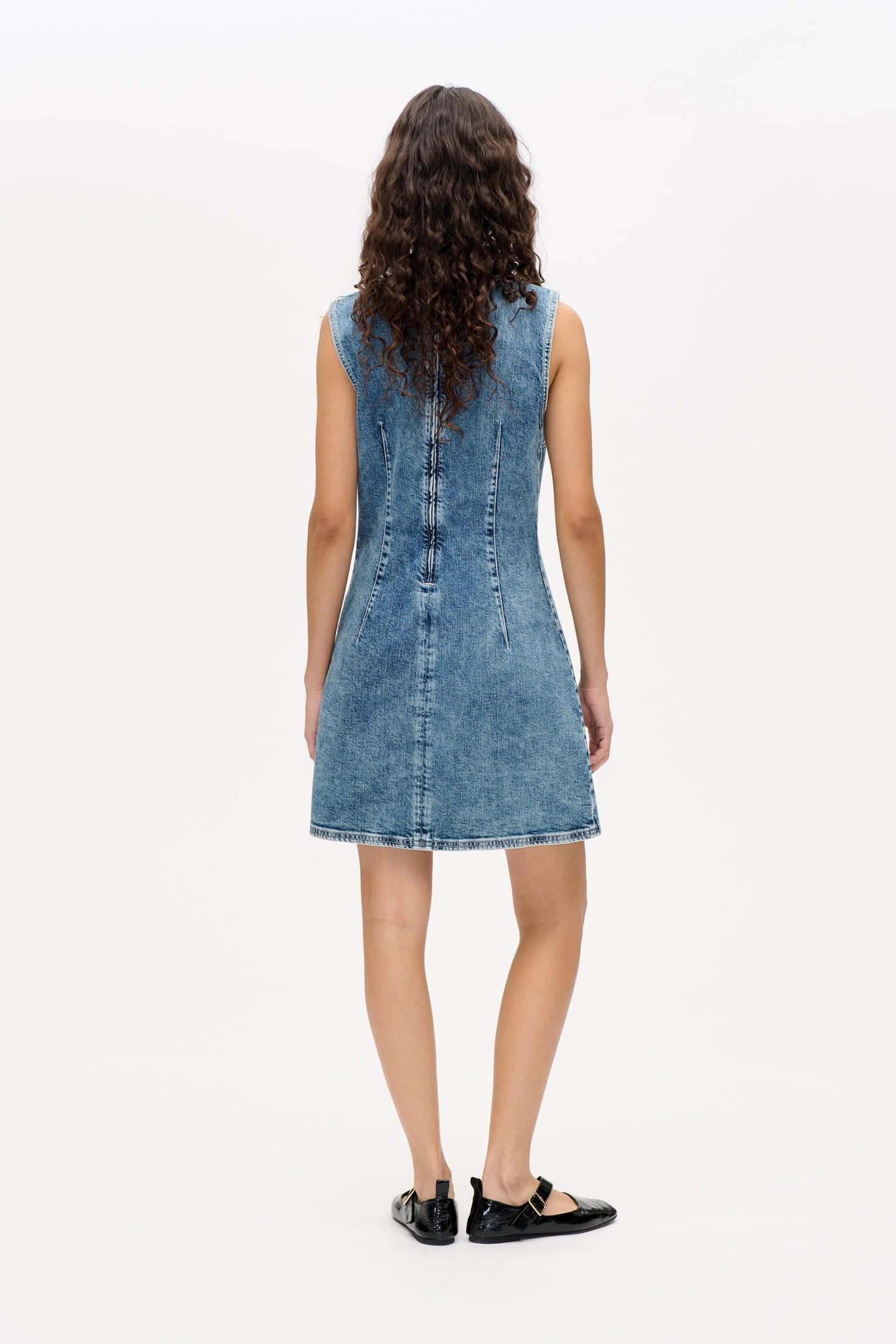 AJKI DRESS LIGHT DENIM WASH 3
