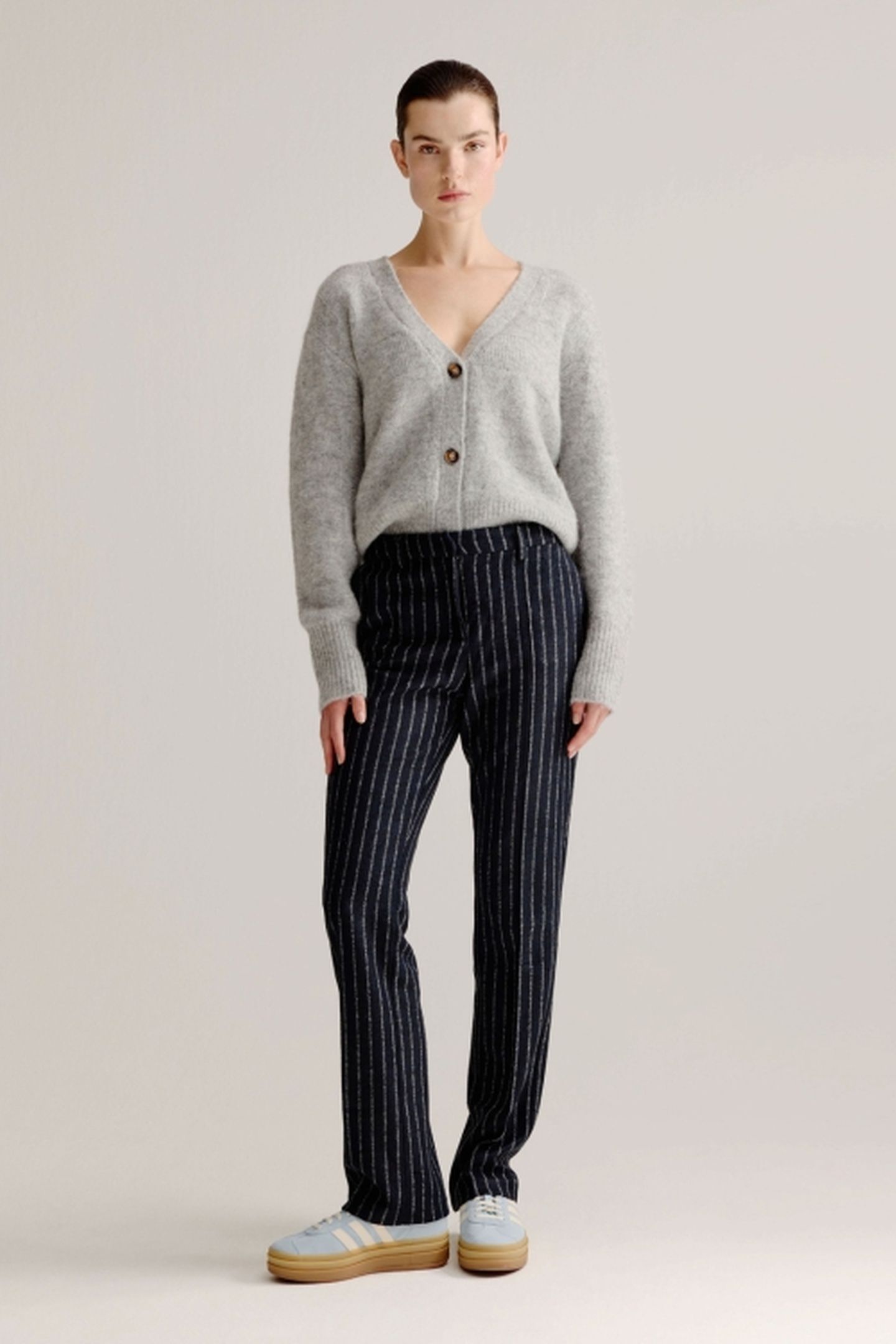 ABRAHAM PANTS NAVY STRIPE 2