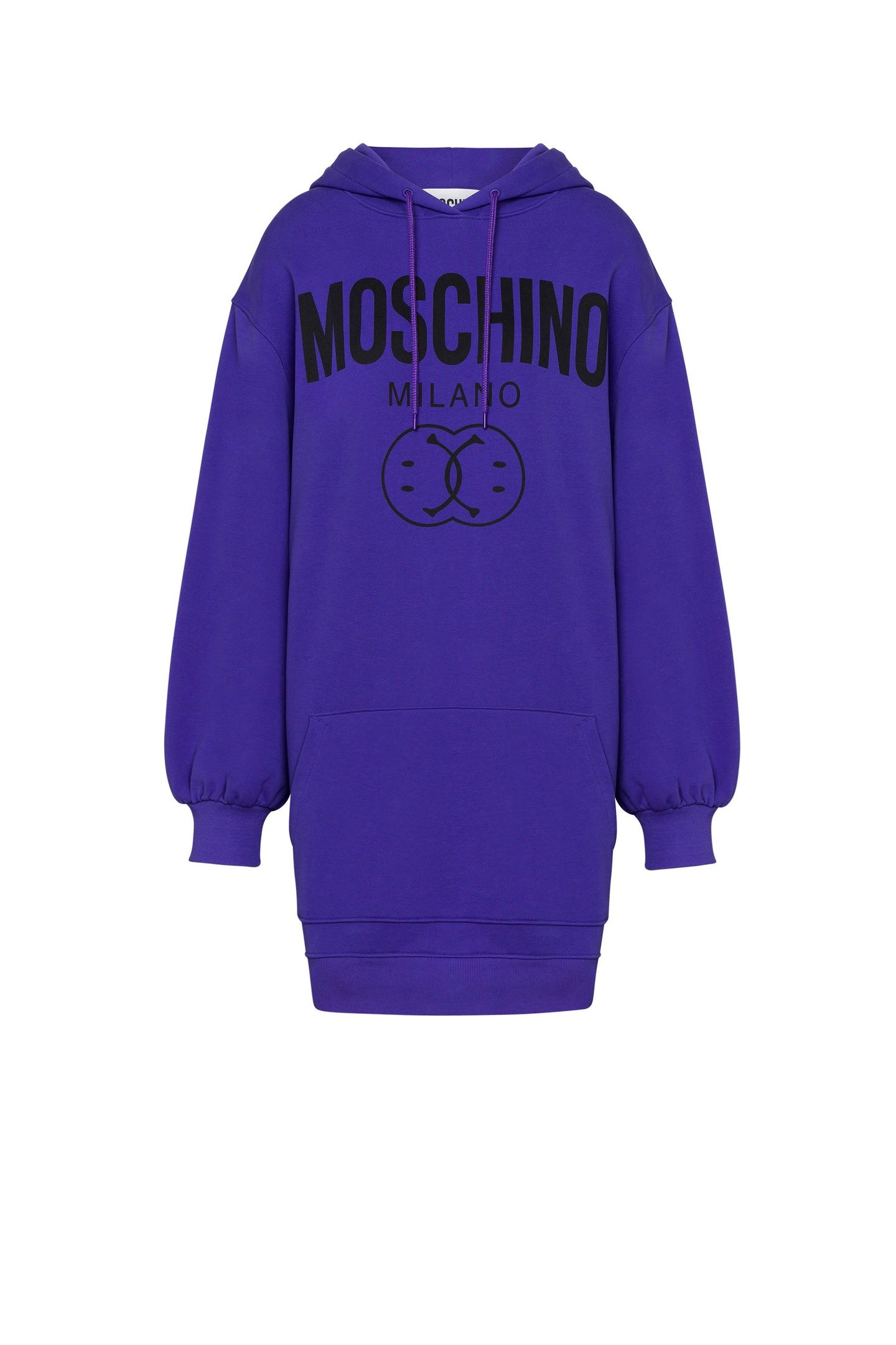 DOUBLE SMILEY® LOGO FLEECE DRESS BLUE 3