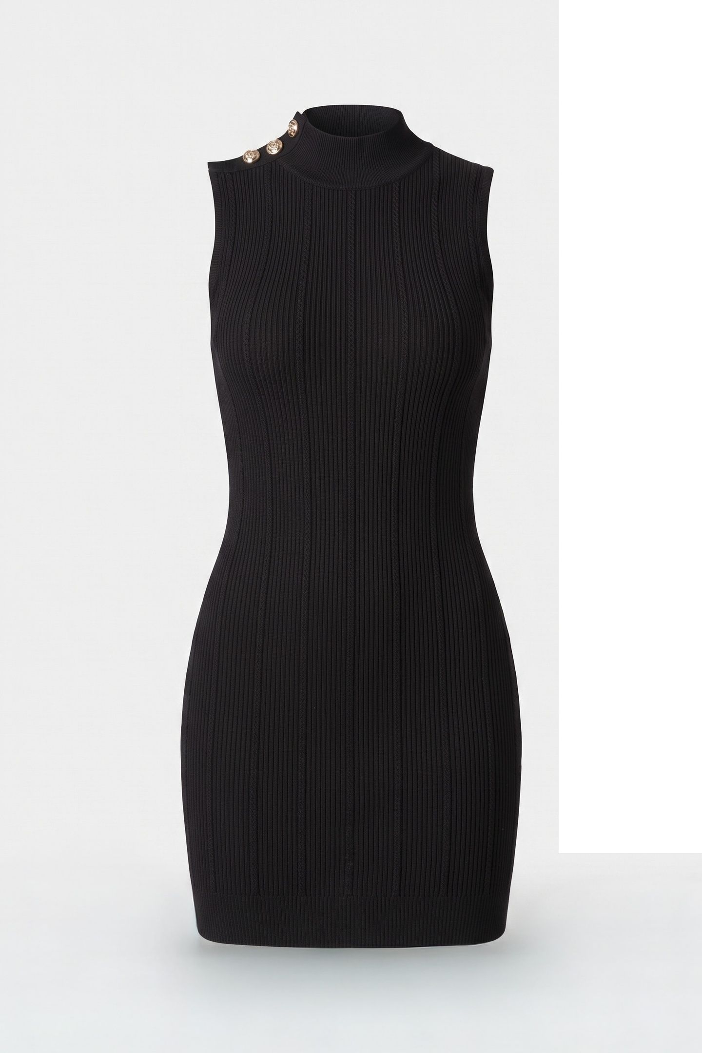 GRACE MOCK NECK SL D JET BLACK A996 3