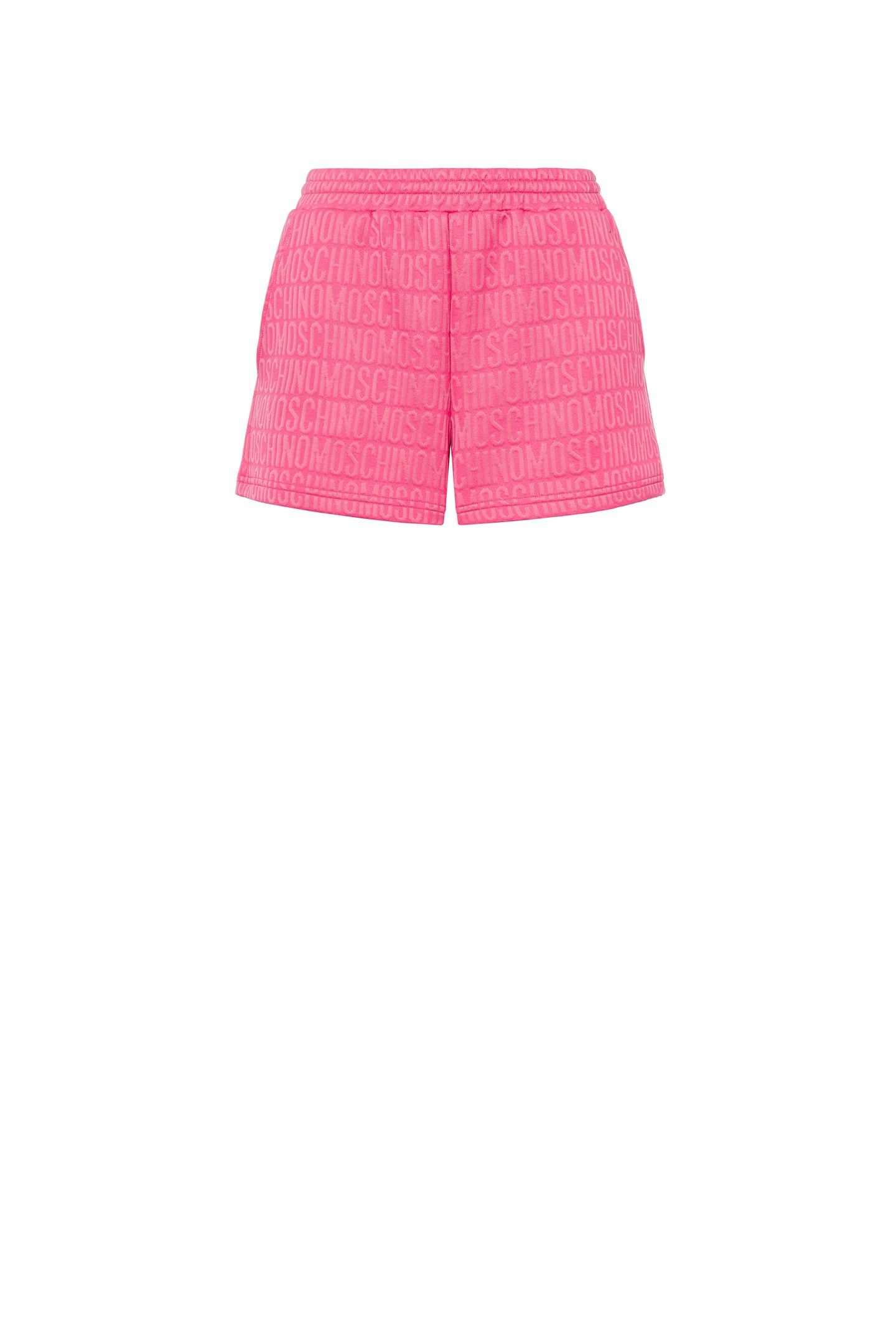 ALLOVER LOGO FLEECE SHORTS PINK 3