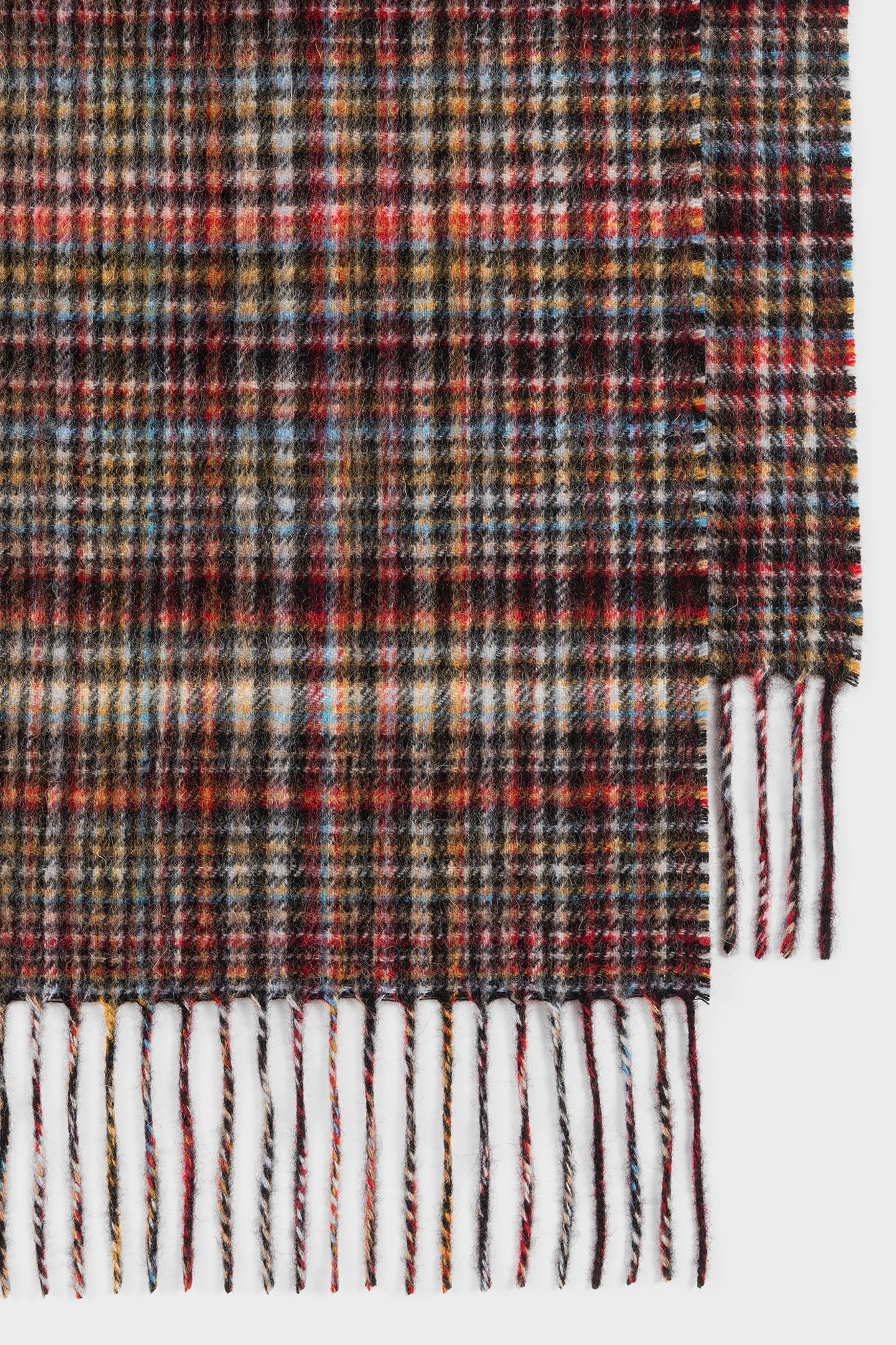 MEN SCARF SIGNATURE CHECK MULTI COLOURED 6
