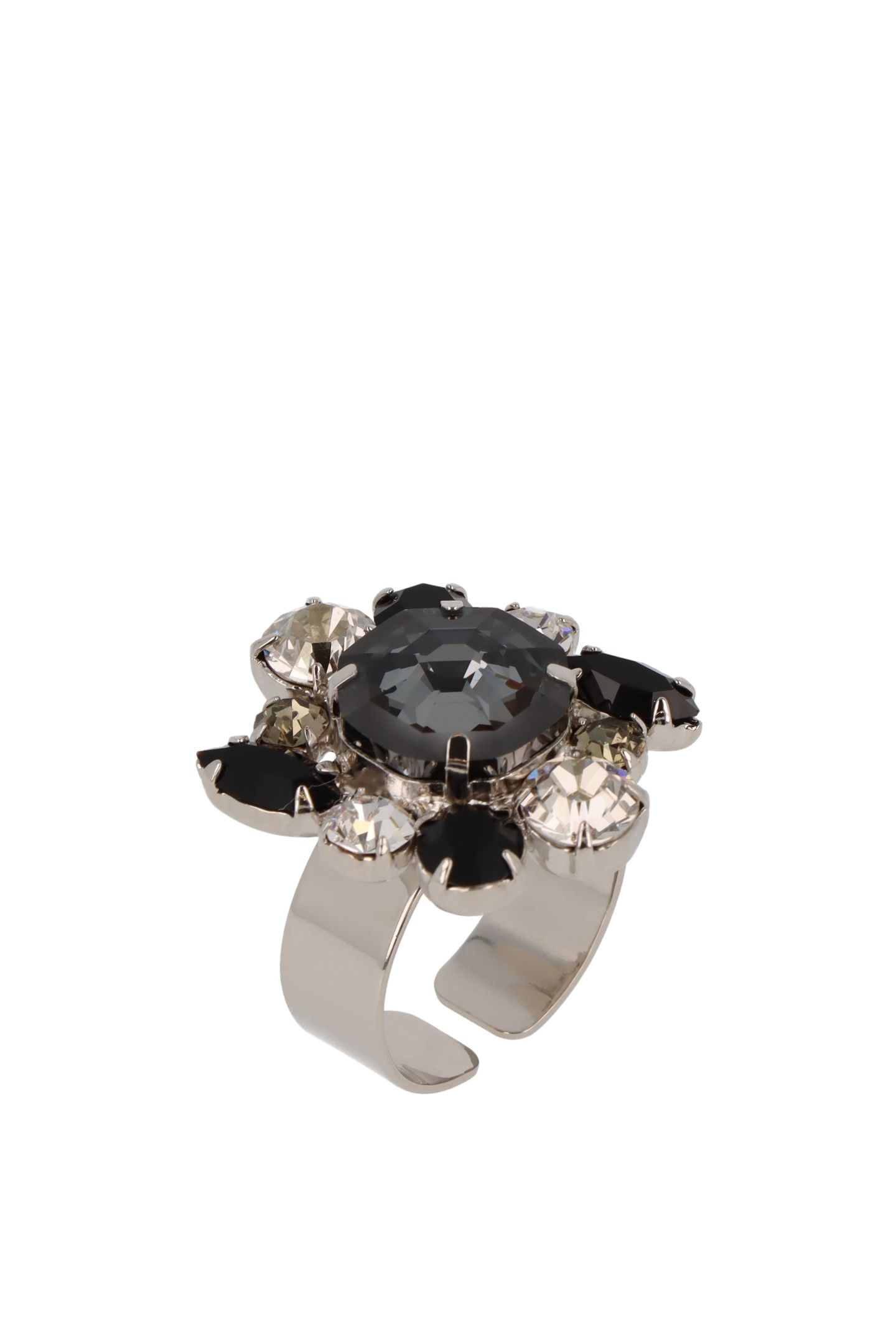 LALIQUE RING GREY BLACK, GREY 2