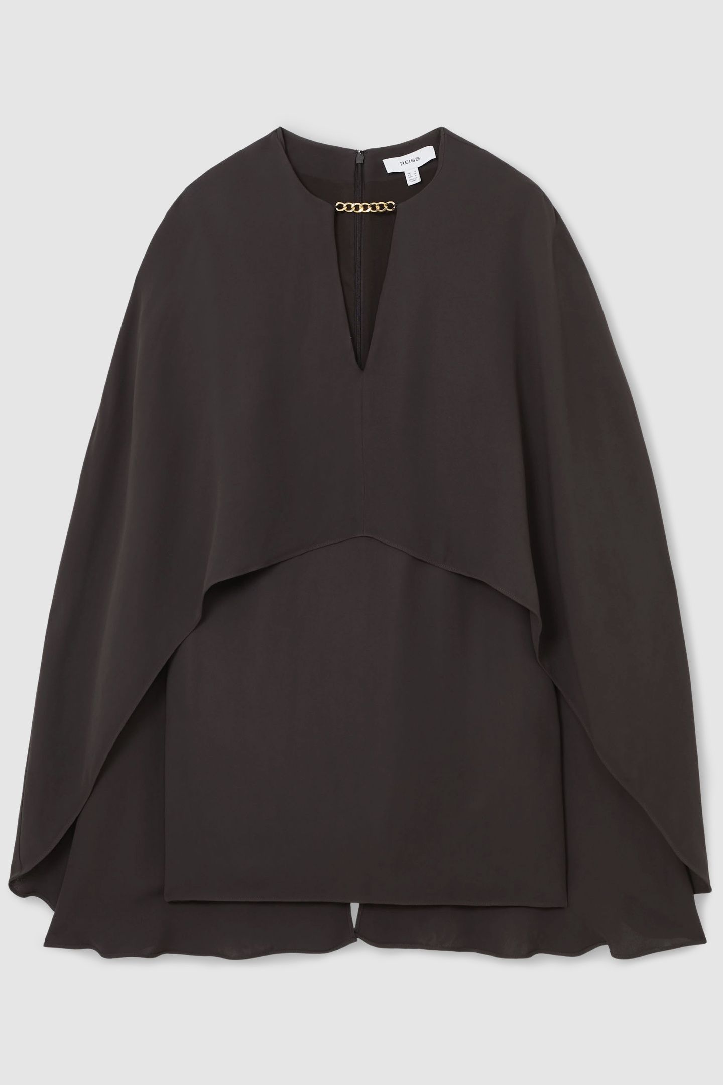 CAPE DETAIL MINI DRESS GRAPE 4