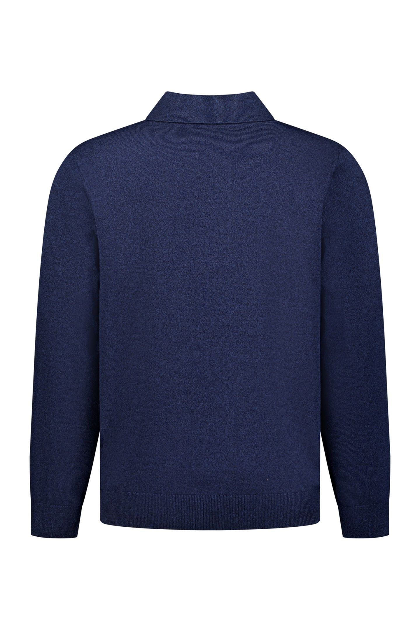 PULLOVER V POLO MELANGE NAVY 6