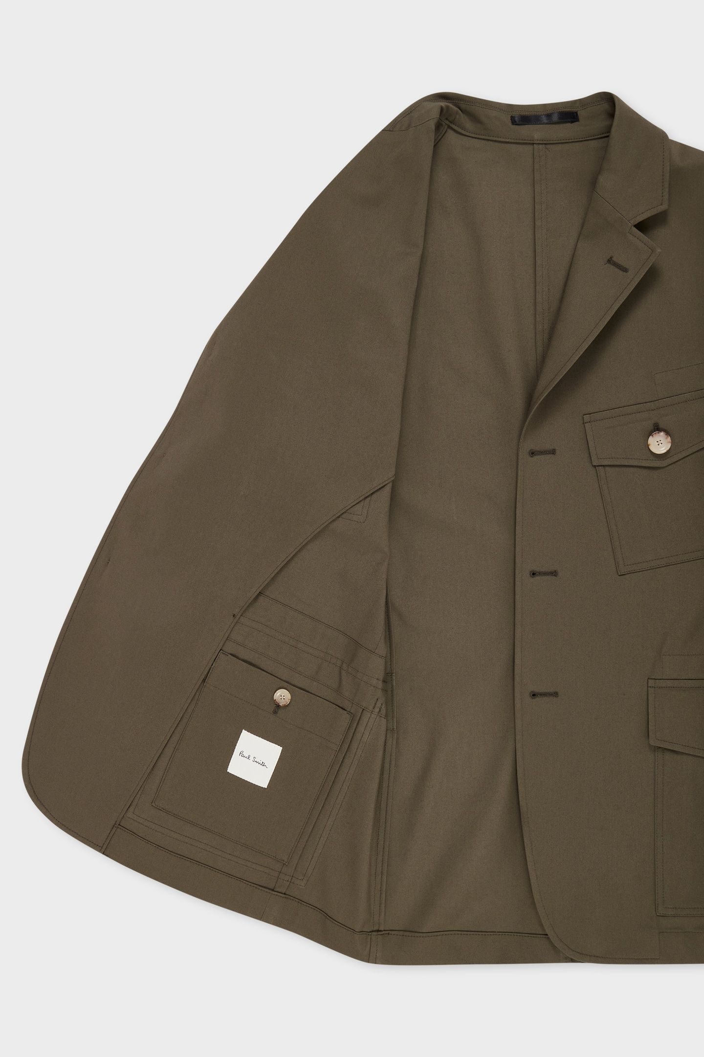 MENS 3 BUTTON JACKET SMOKE 6