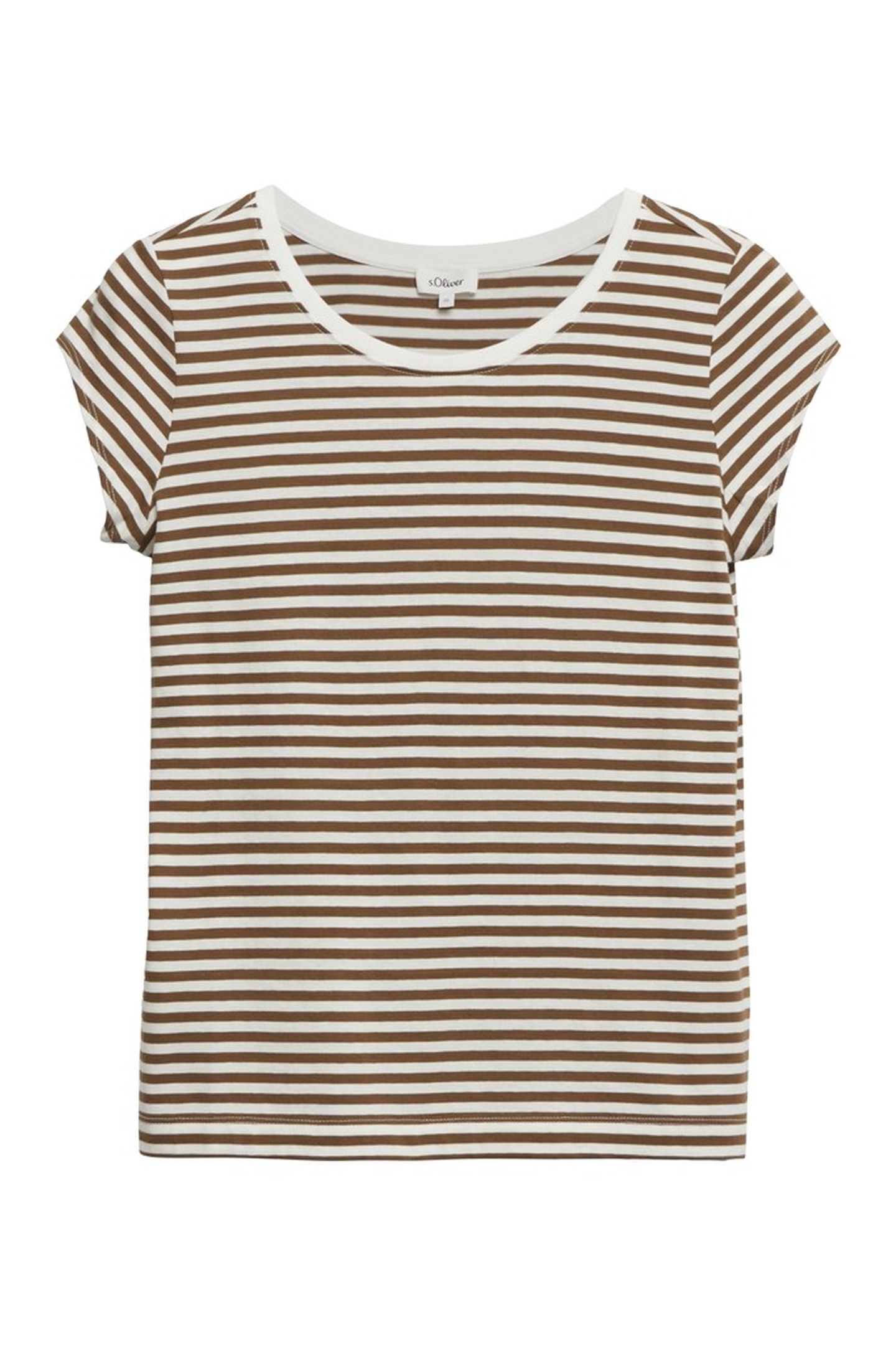 S.OLIVER T-SHIRTS BROWN 4