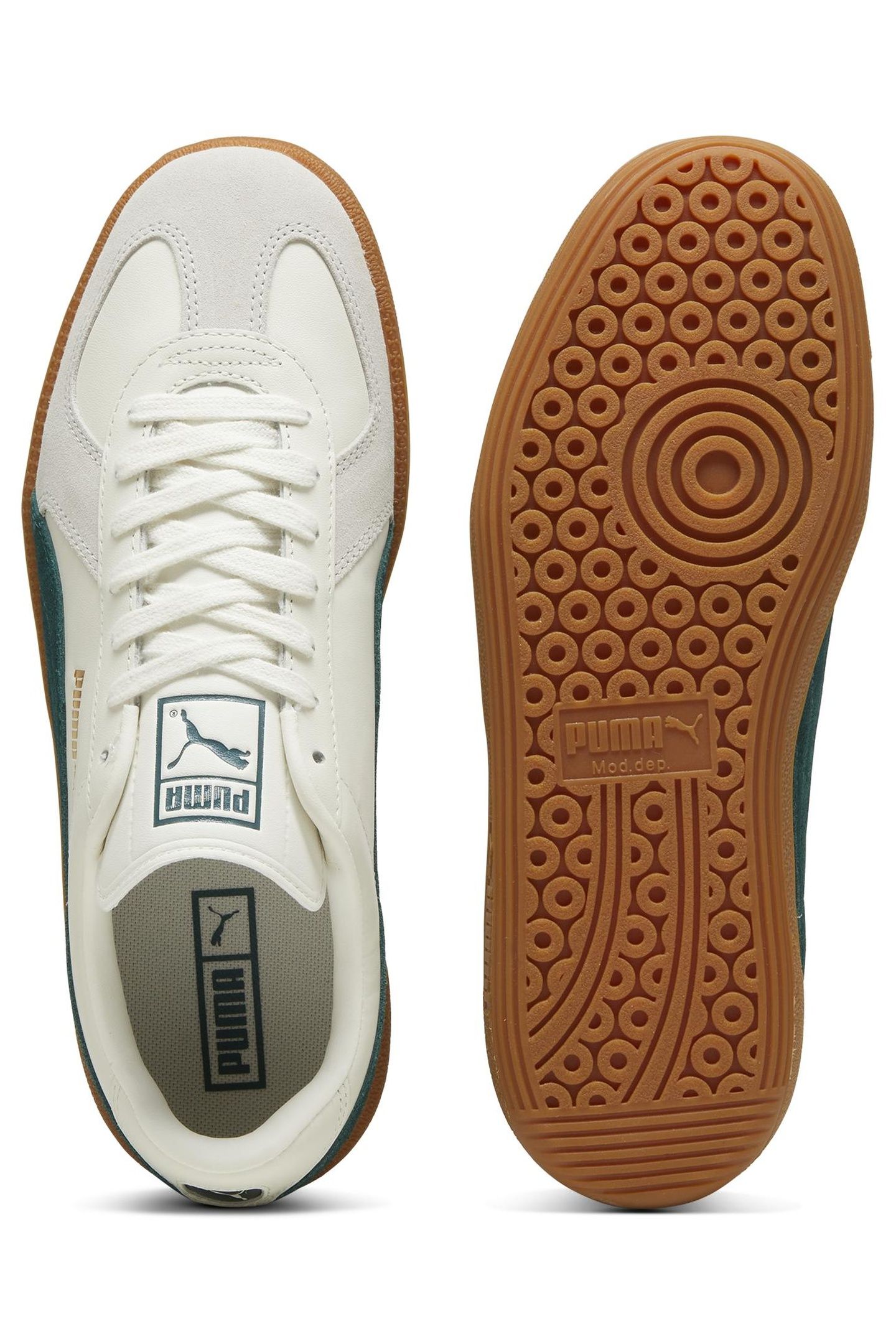 UNISEX ARMY TRAINER WARM WHITE-DARK MYRTLE 7