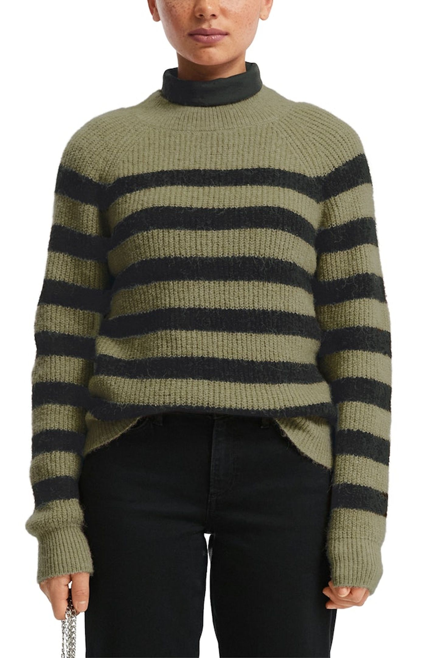 S.OLIVER-QS PULLOVER GREEN 1