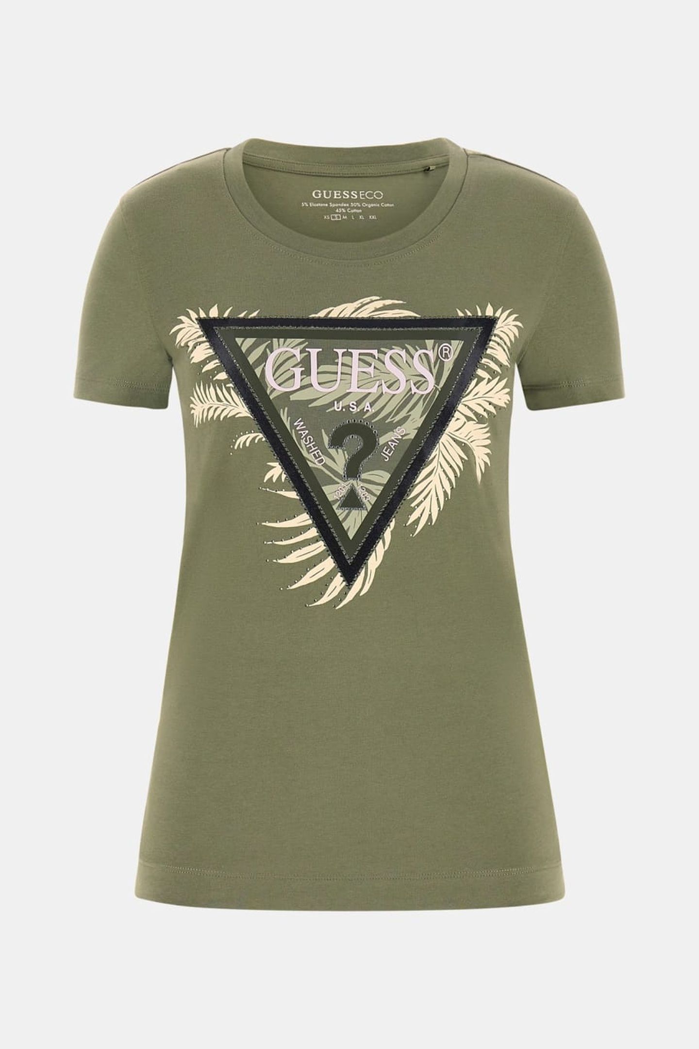 CN SS TRIANGLE PALM LICHEN LEAF GREEN 5