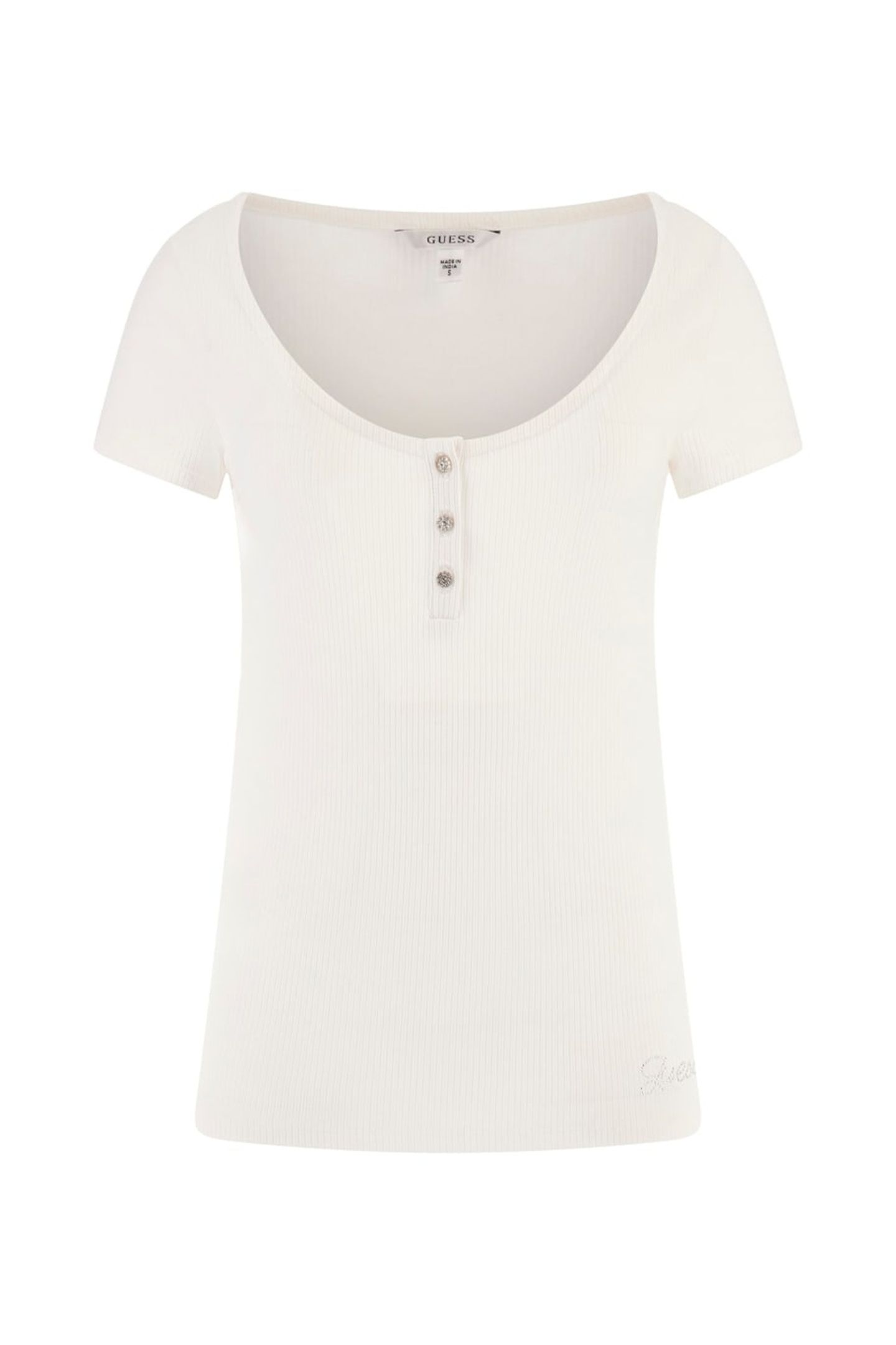 SS KARLEE JEWEL BTN PURE WHITE 8