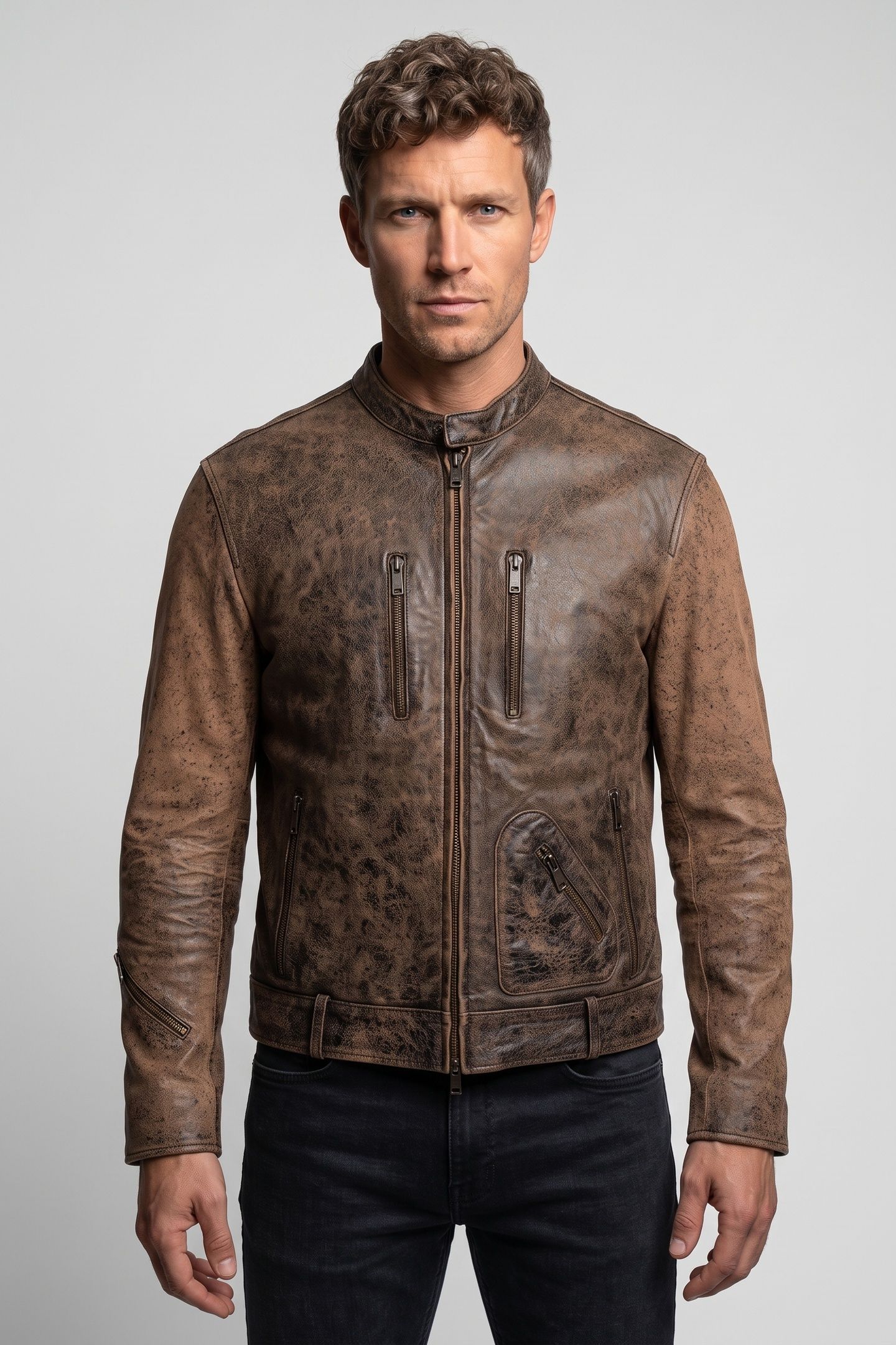 JAMES RACER-RACER JACKET, DESERT SAND 2