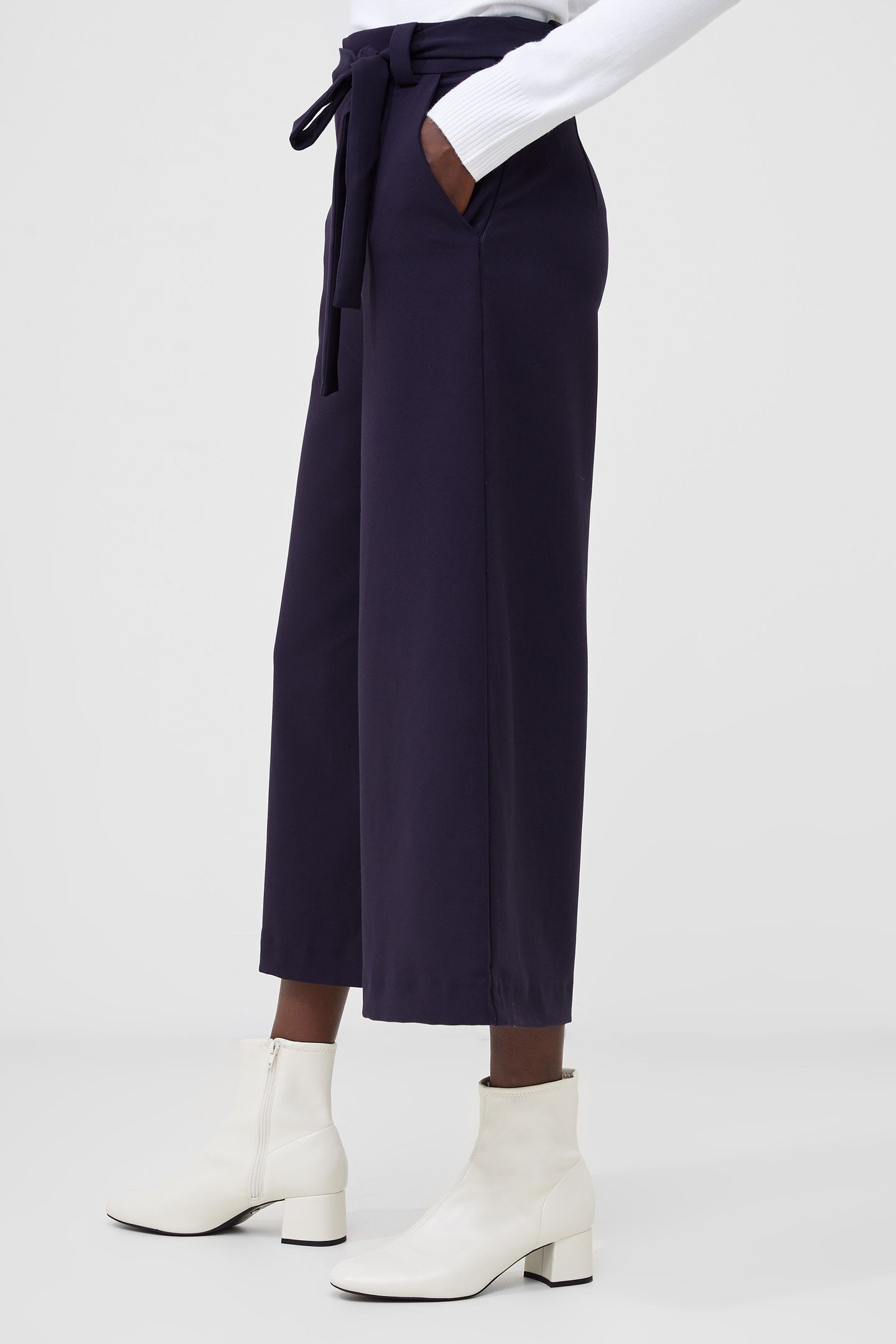 WHISPER BELTED CULOTTES UTILITY BLUE 4