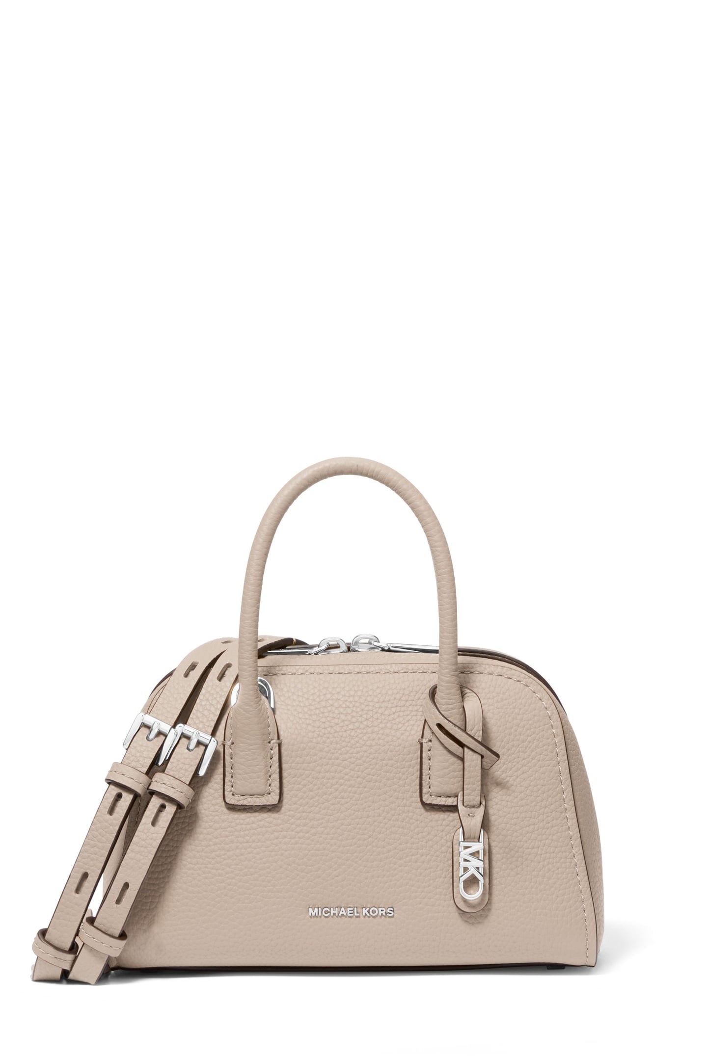 EXTRA SMALL ZIP CROSSBODY LIGHT SAND 1