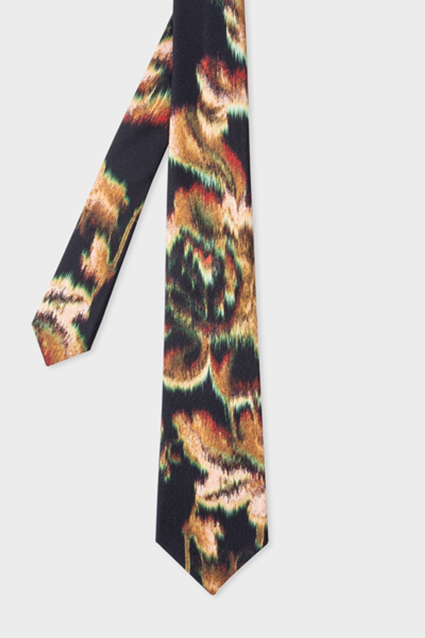 MEN TIE ROSE BLACK 1