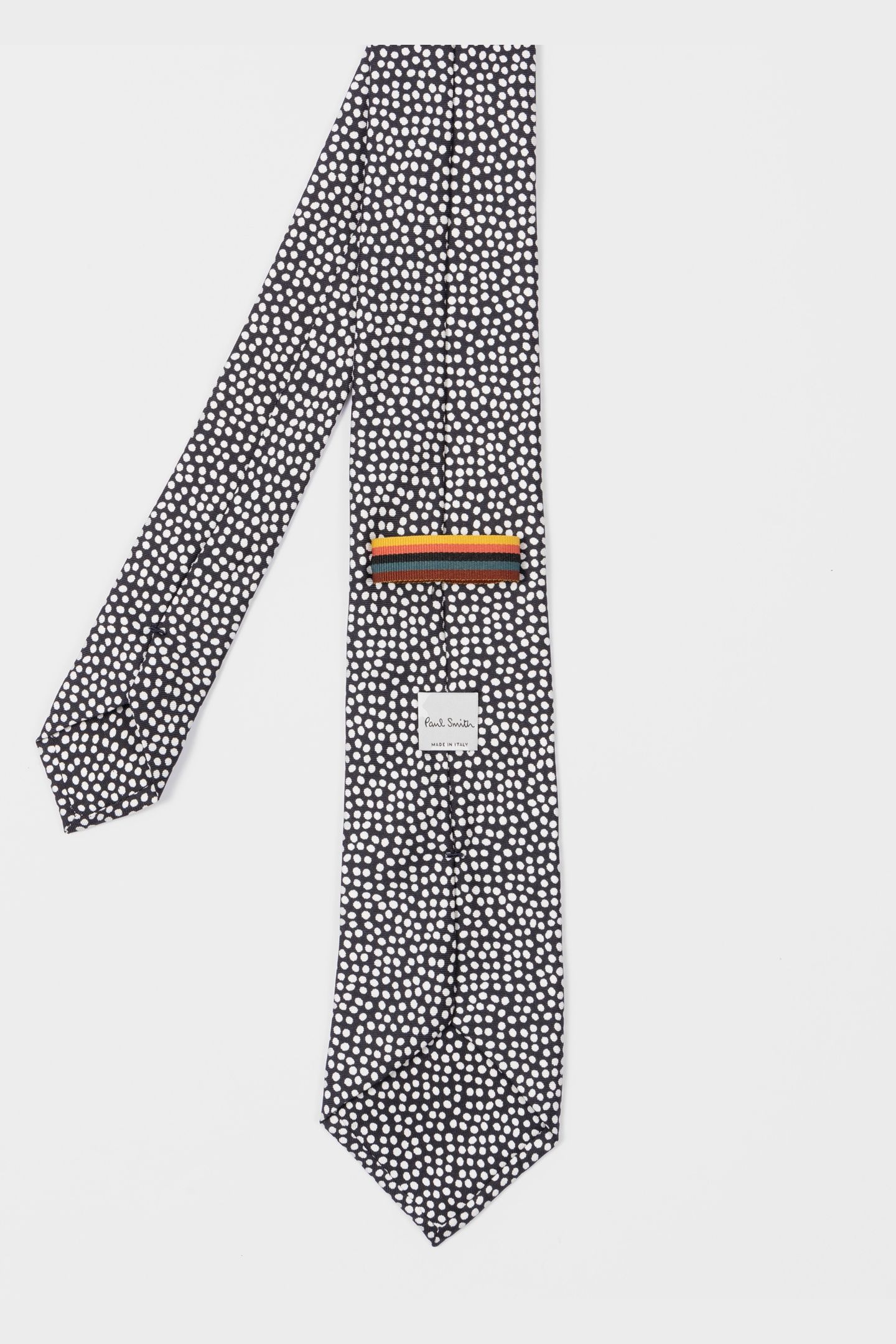 MEN TIE POLKA DOT BLACK 2