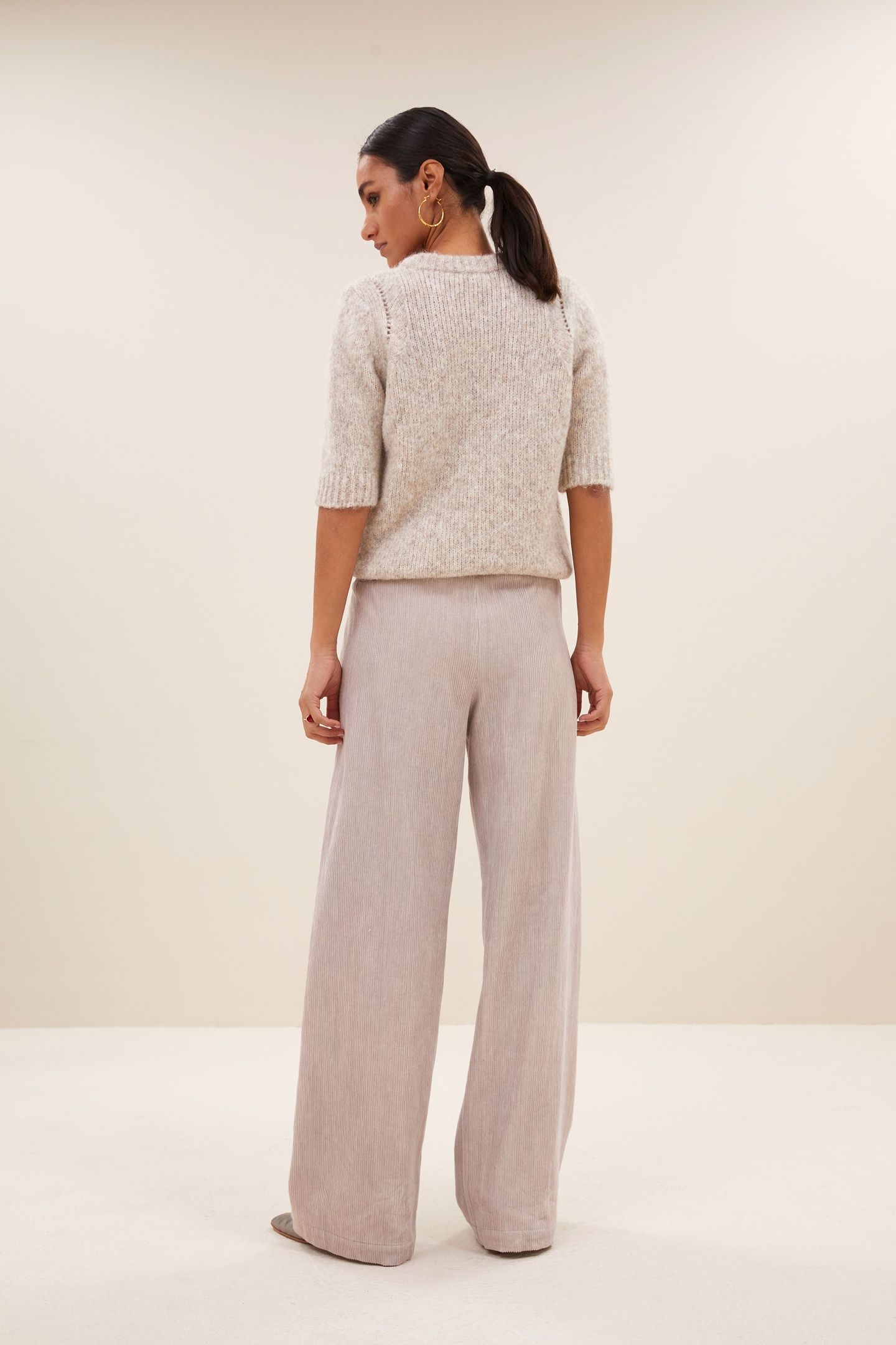 ODIN CORD PANTS LIGHT CHALK 4