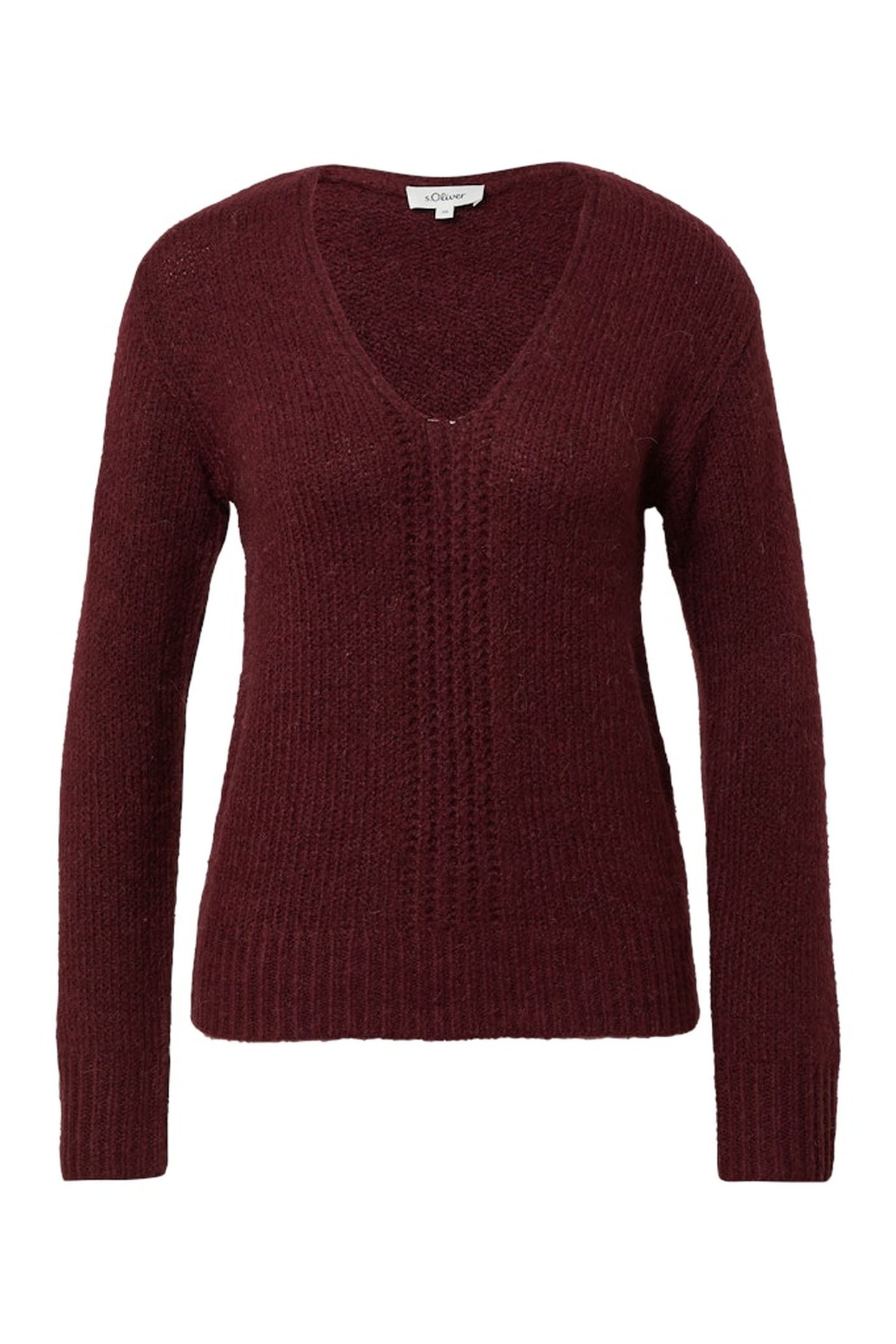 S.OLIVER PULLOVER BURGUNDY 4