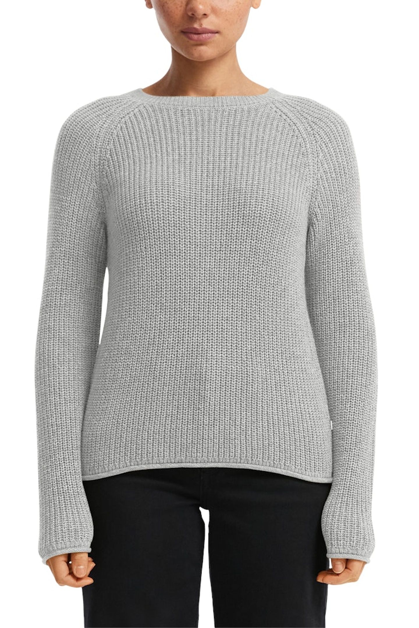 S.OLIVER-QS PULLOVER GREY/BLACK 1