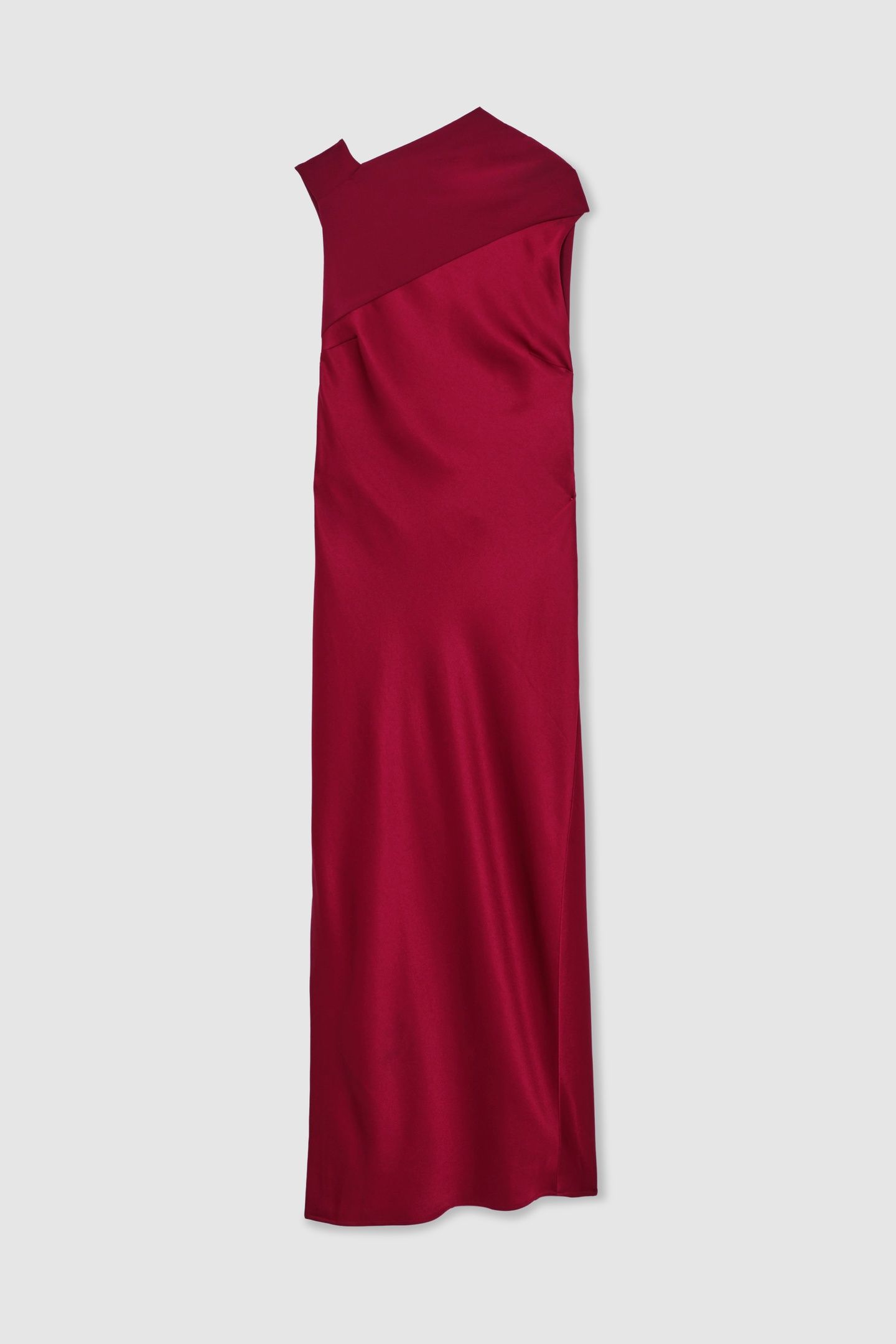 BACK DETAIL MIDI DRESS RED 5