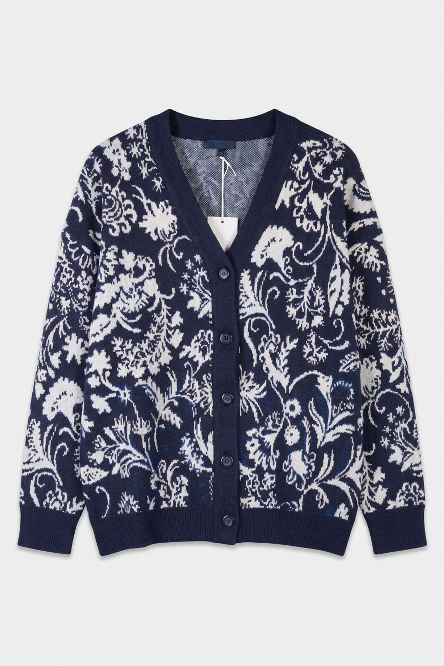 LS VN JACQUARD MELIN BLACKENED BLUE MULTI 3