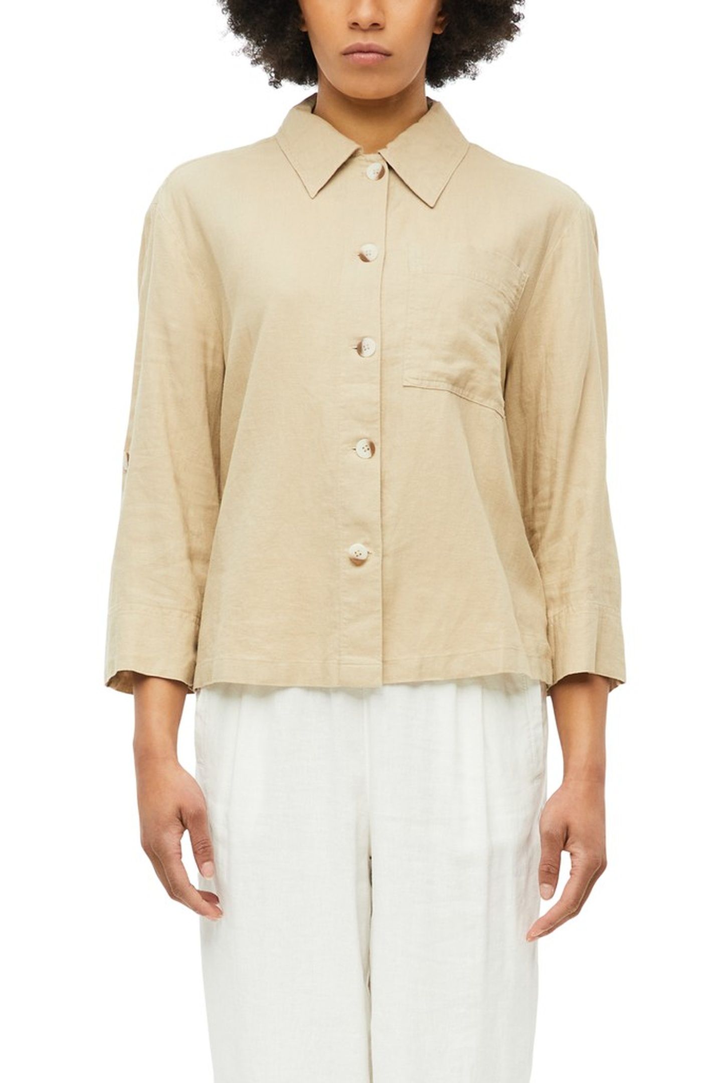 S.OLIVER BLOUSES BEIGE 2