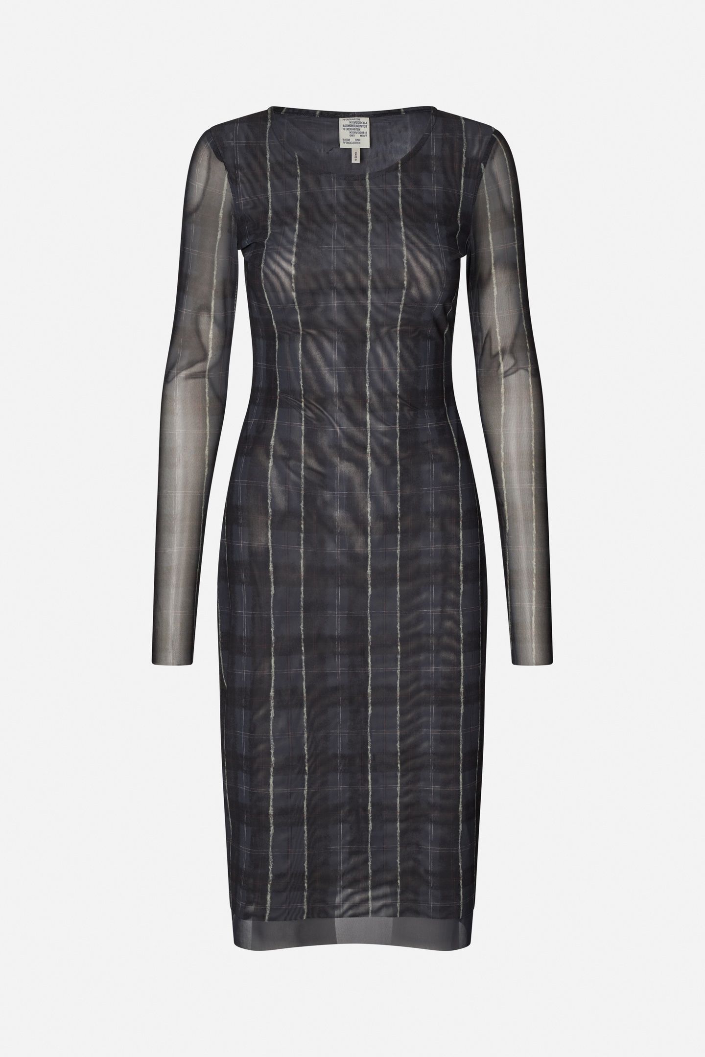 JOLANDI DRESS NAVY CHECK 3