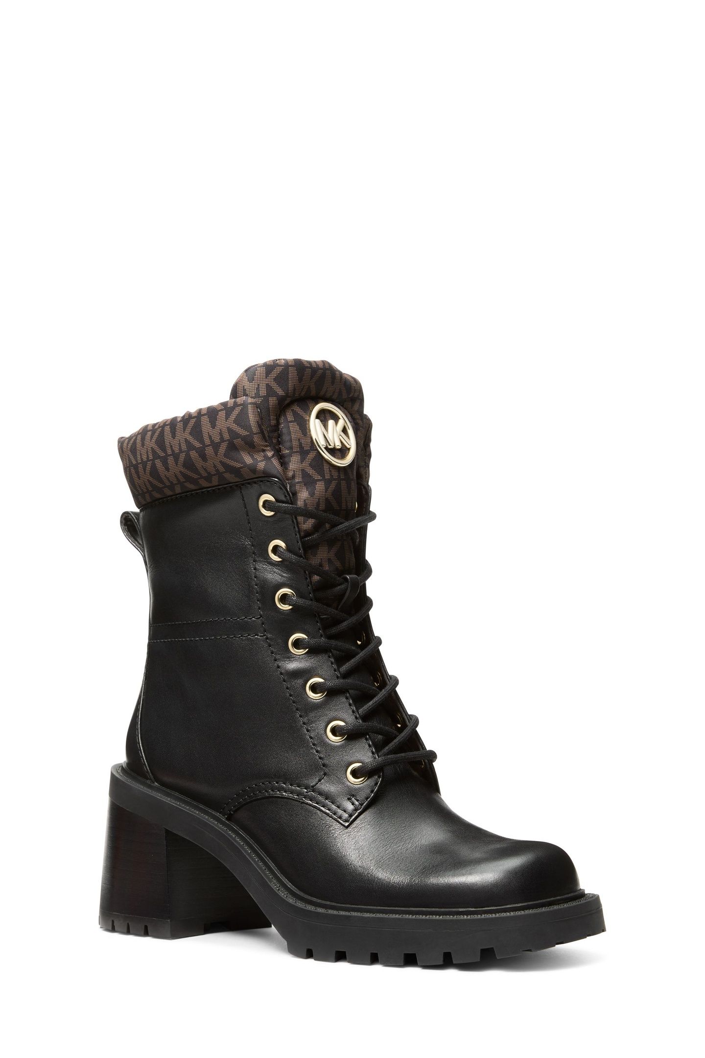 CADE HEELED BOOTIE BROWN/BLACK 3