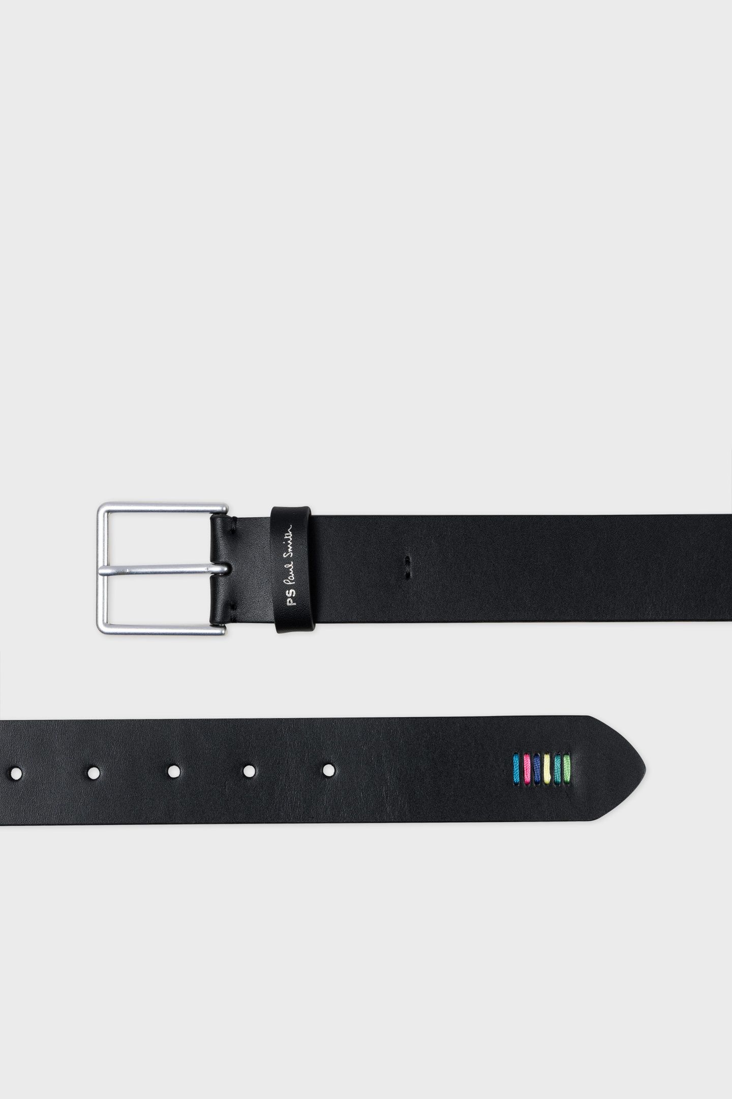 MEN BELT PS STITCH BLACK 4