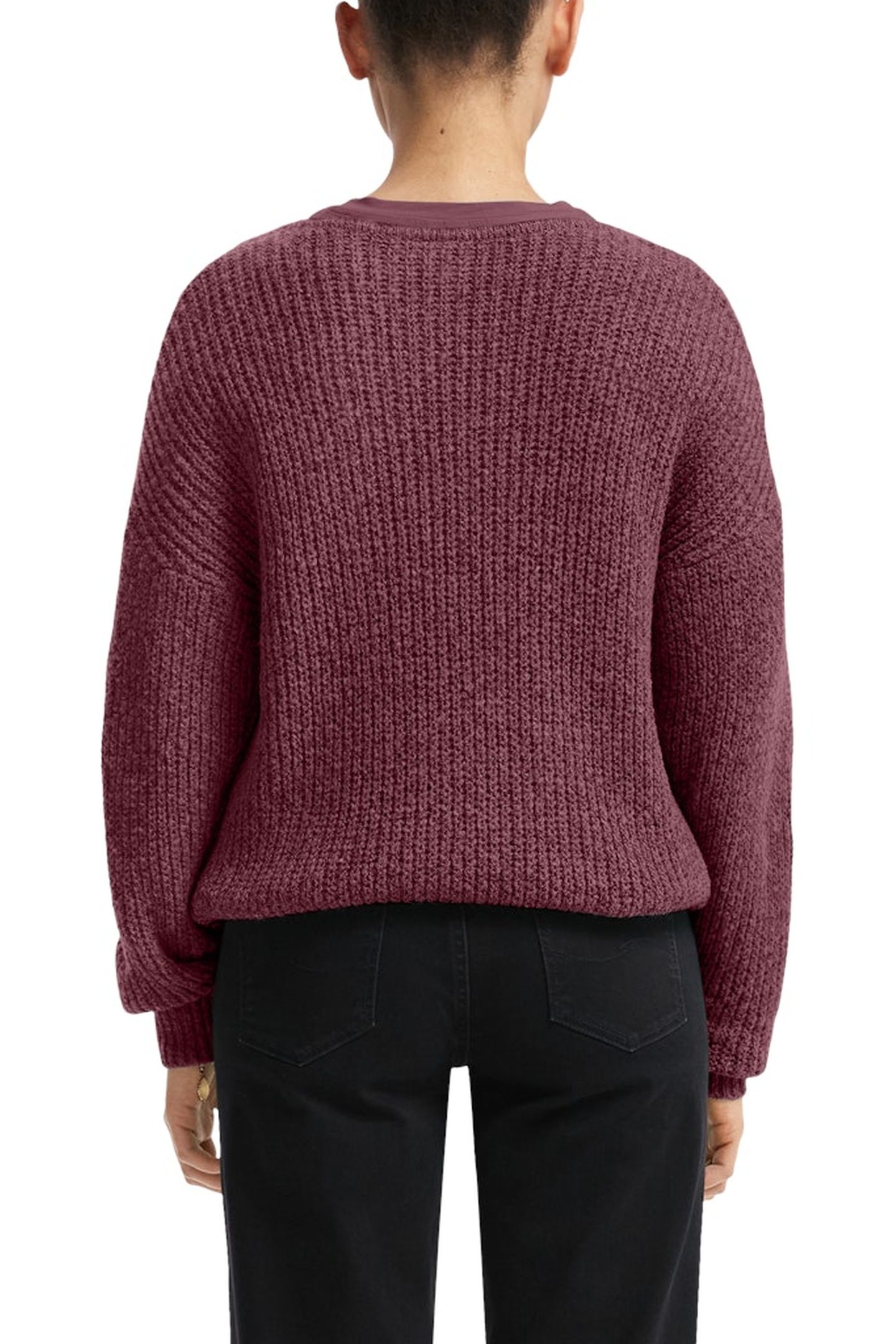S.OLIVER-QS PULLOVER BURGUNDY 2