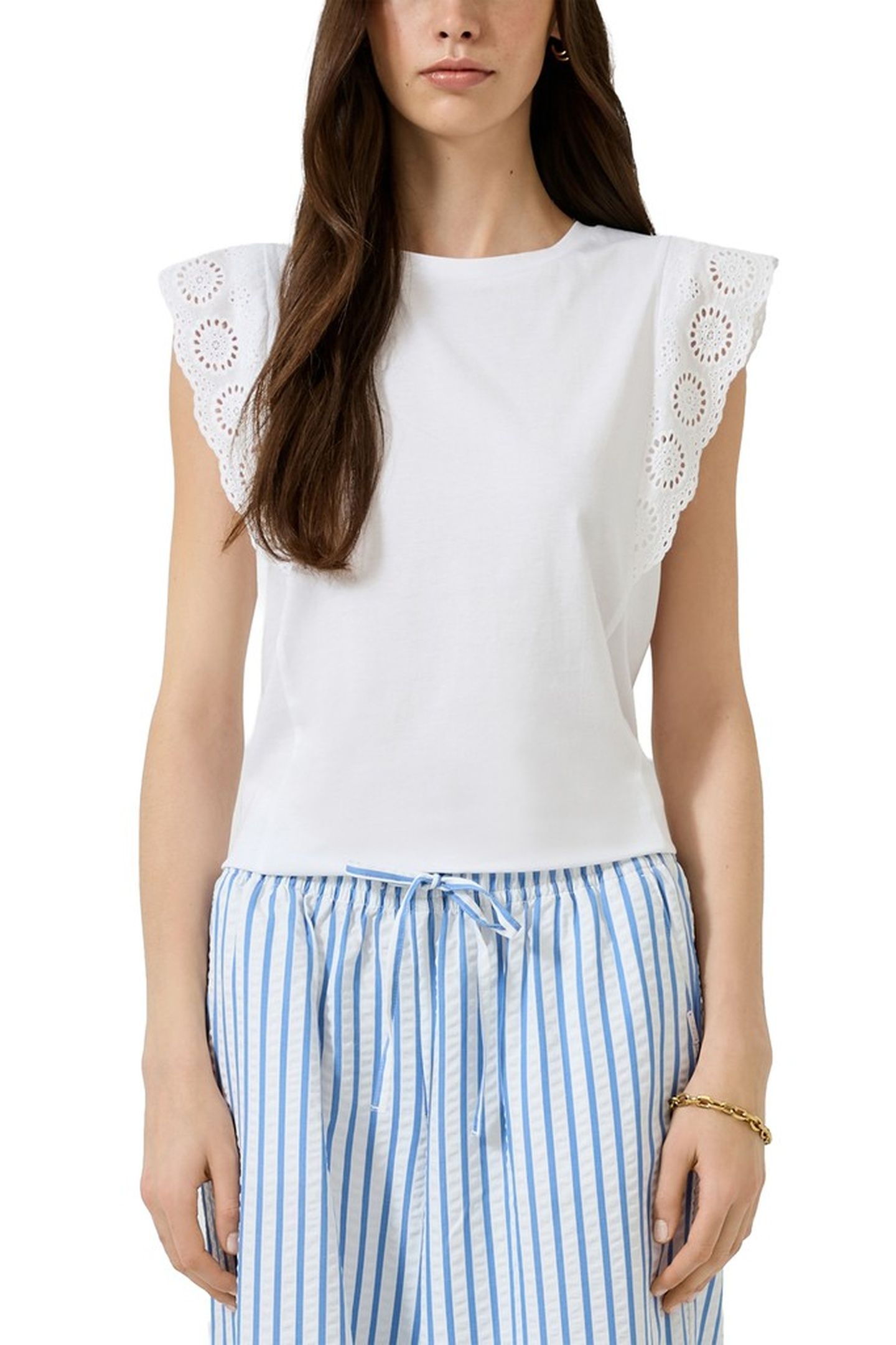 S.OLIVER-QS T-SHIRTS WHITE 1