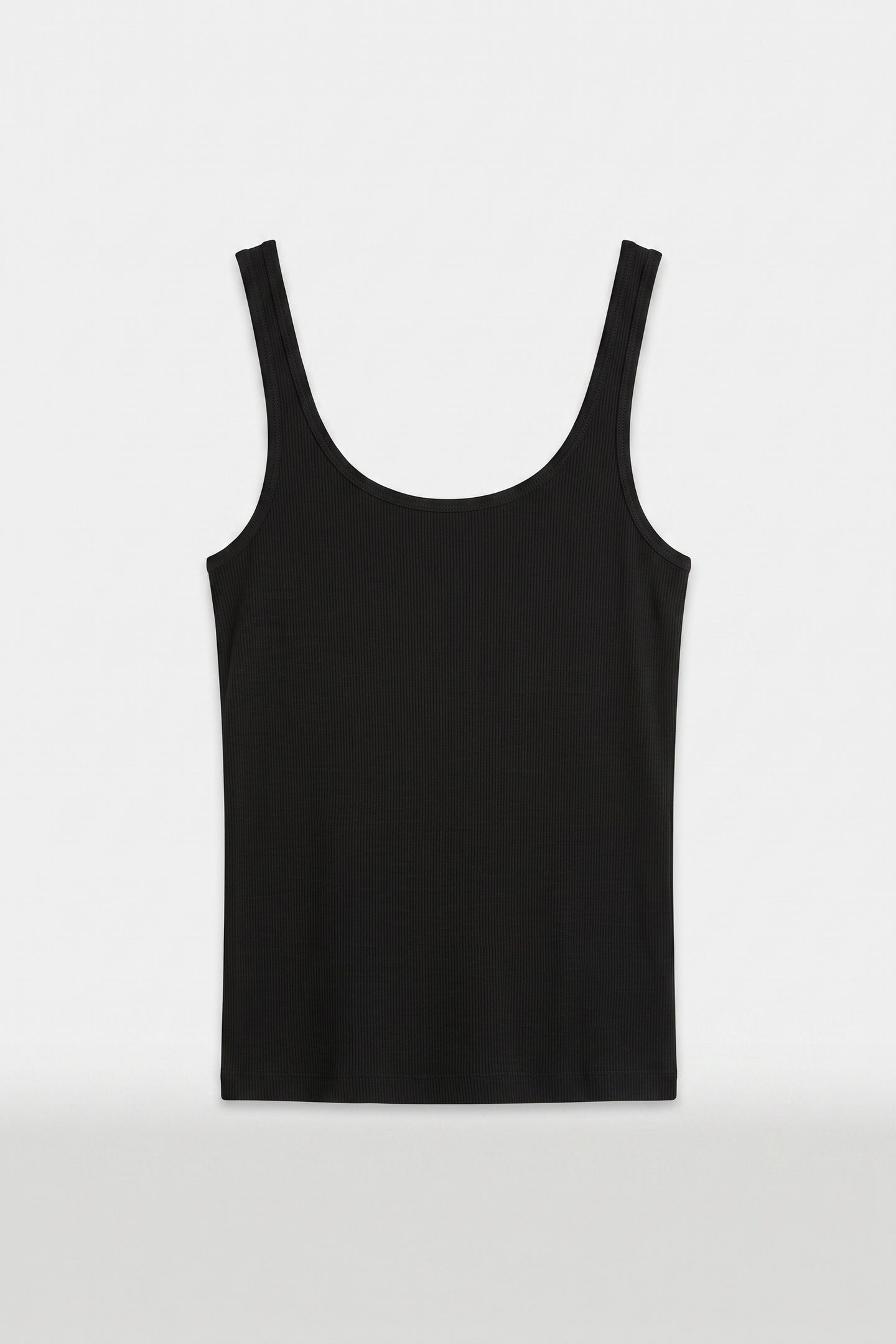 INGE CO RIB TANK BLACK 3