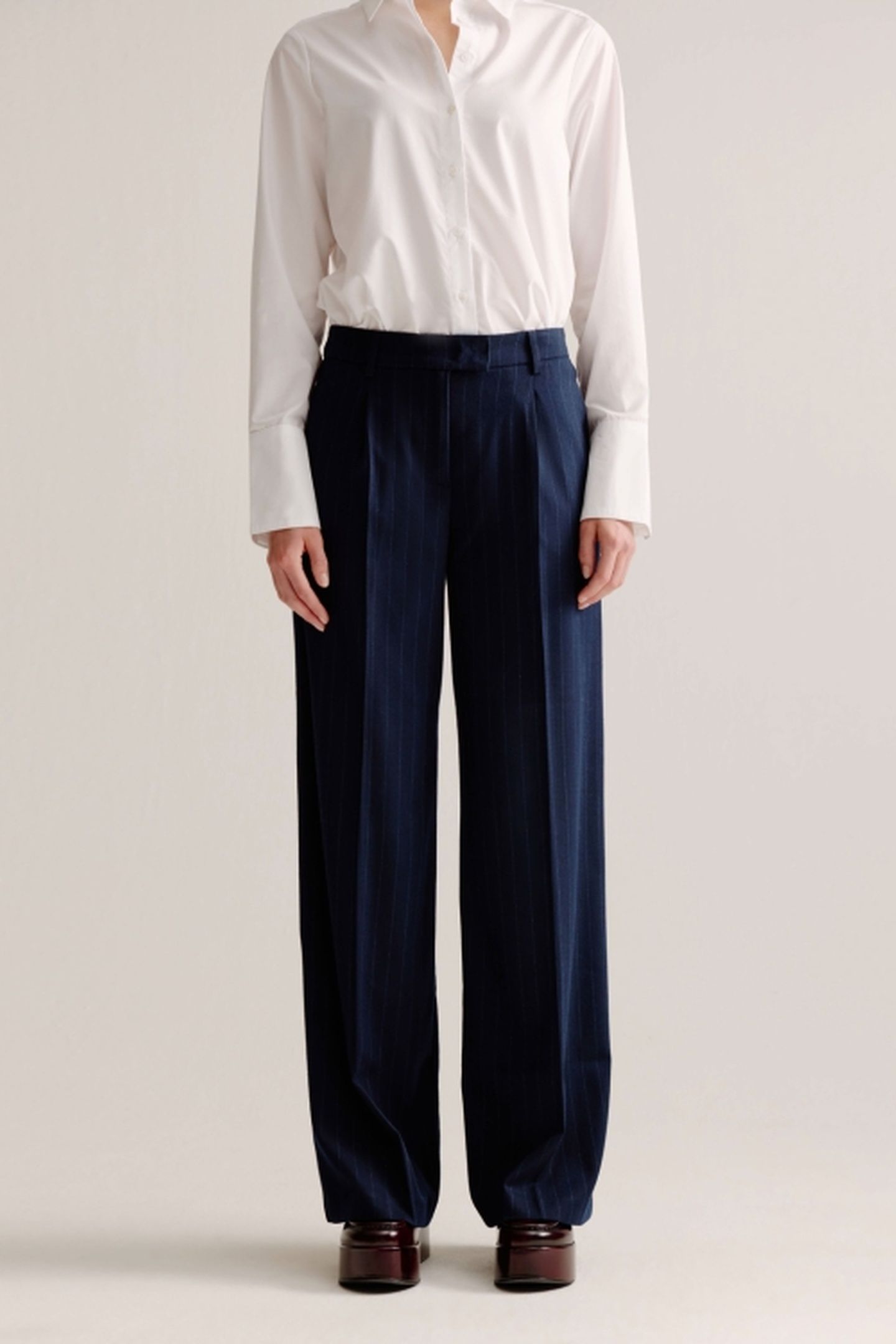 LIVIA PANTS NAVY STRIPE 2