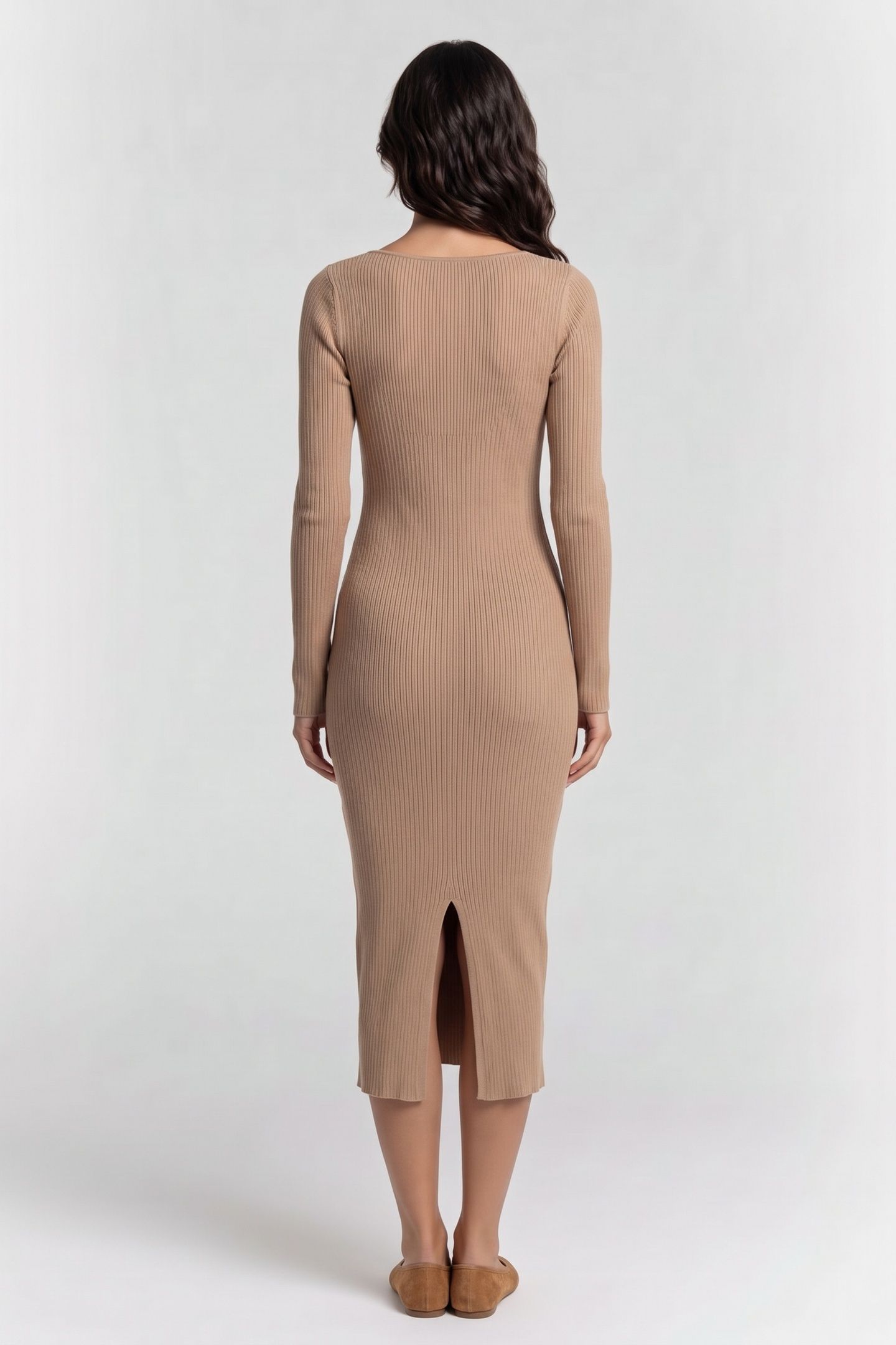 LA ARABELLE DRESS BEIGE 2