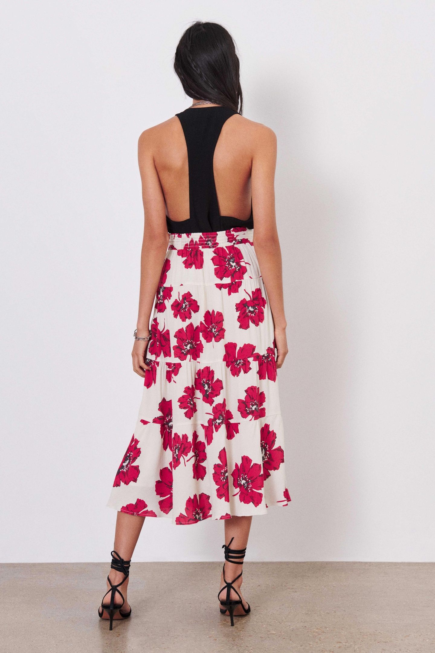 MID-LENGTH SKIRT ROUGE 2