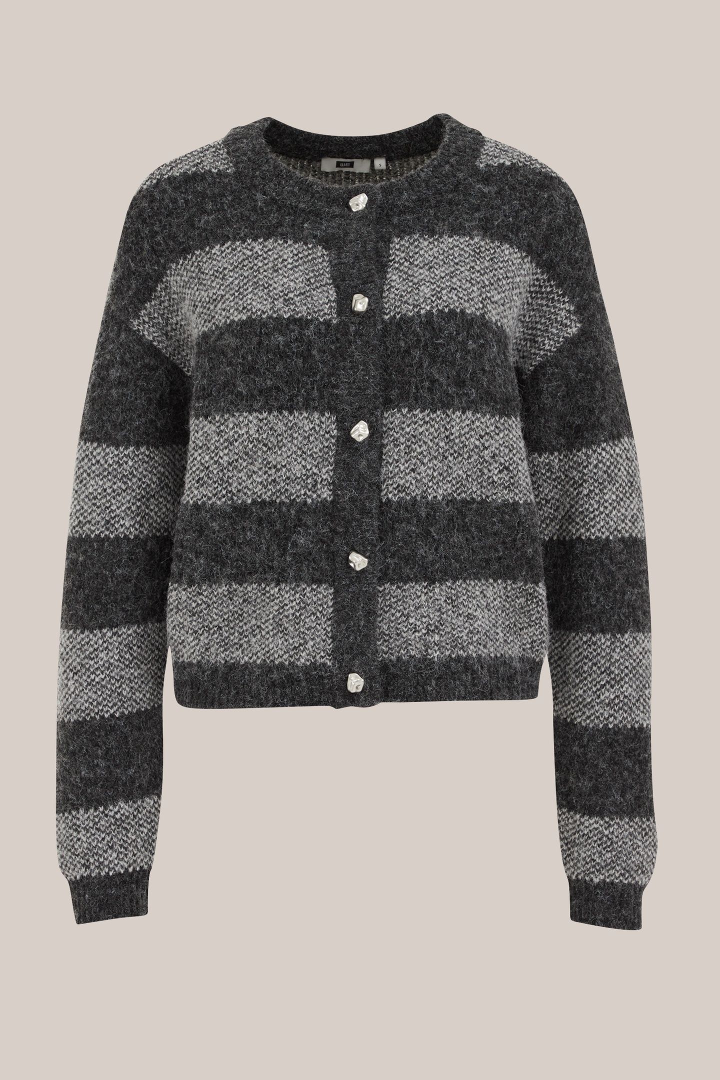 KNITTED CARDIGAN DARK GREY 4