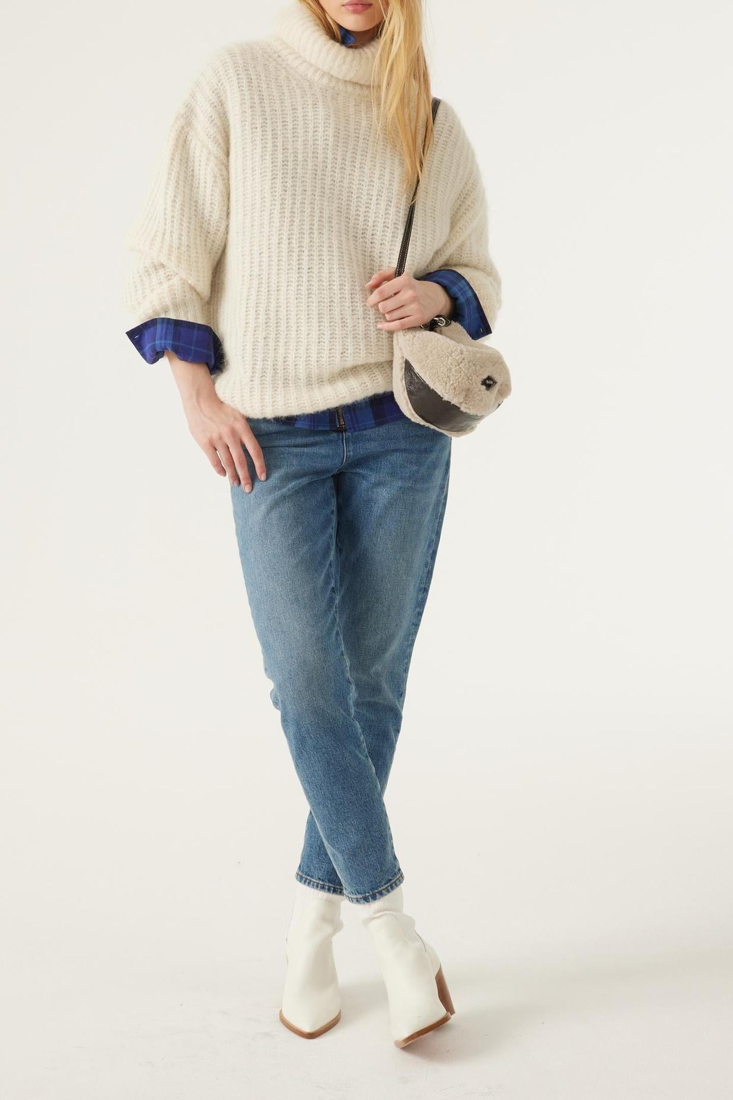 LONG SLEEVES KNIT ECRU 1