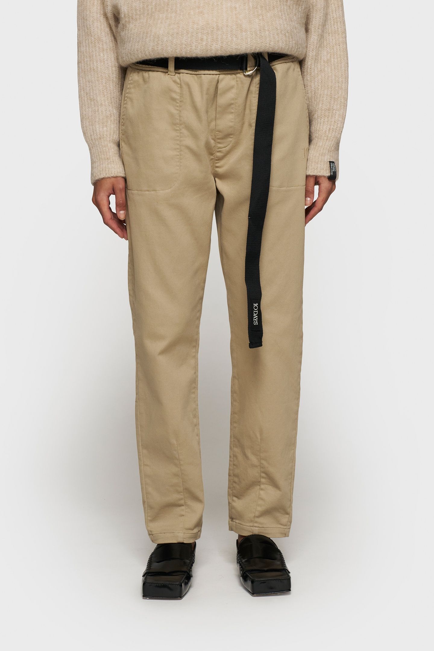 BELTED PANTS EARTH 3