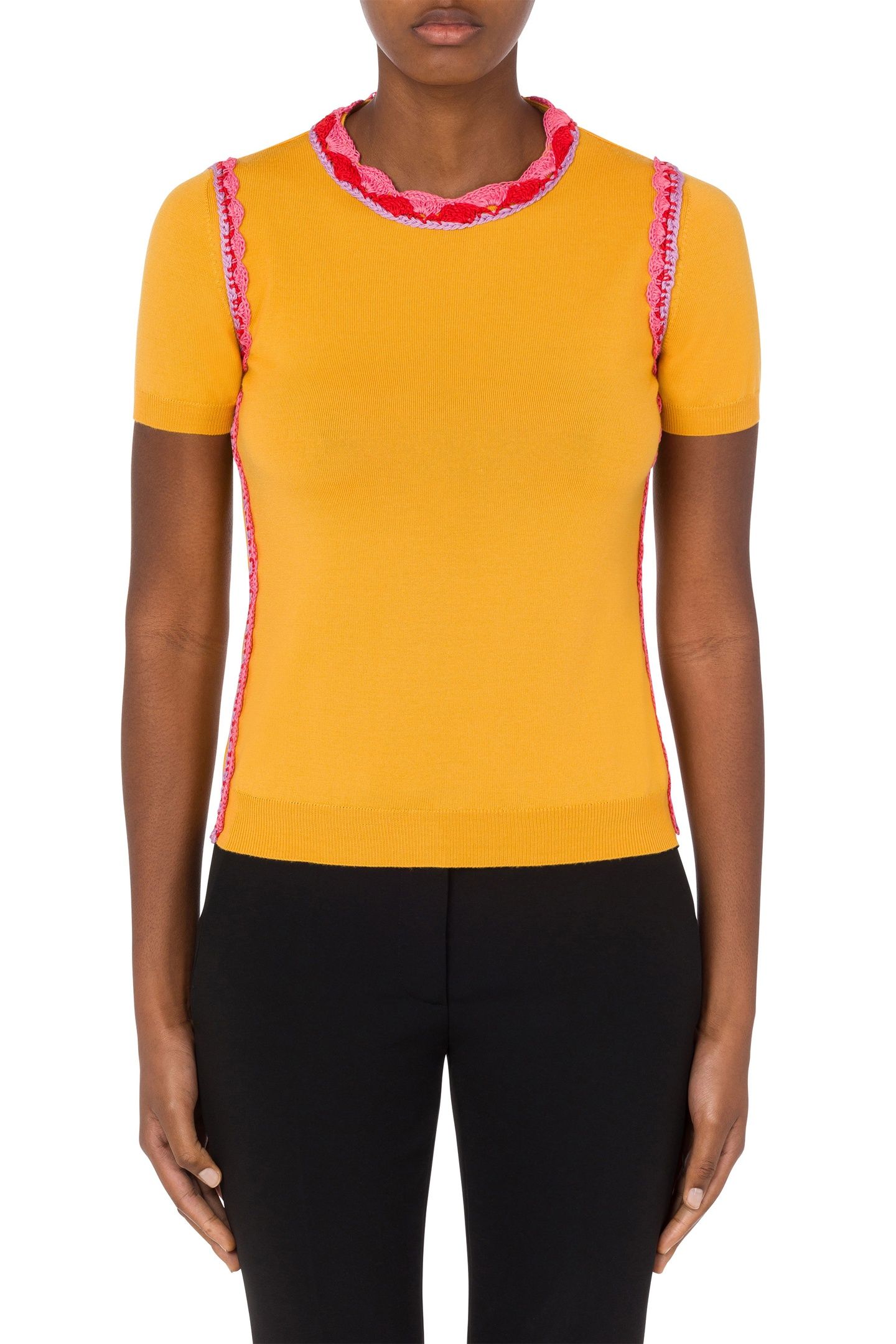 WOOL TOP CROCHET DETAILS YELLOW 1