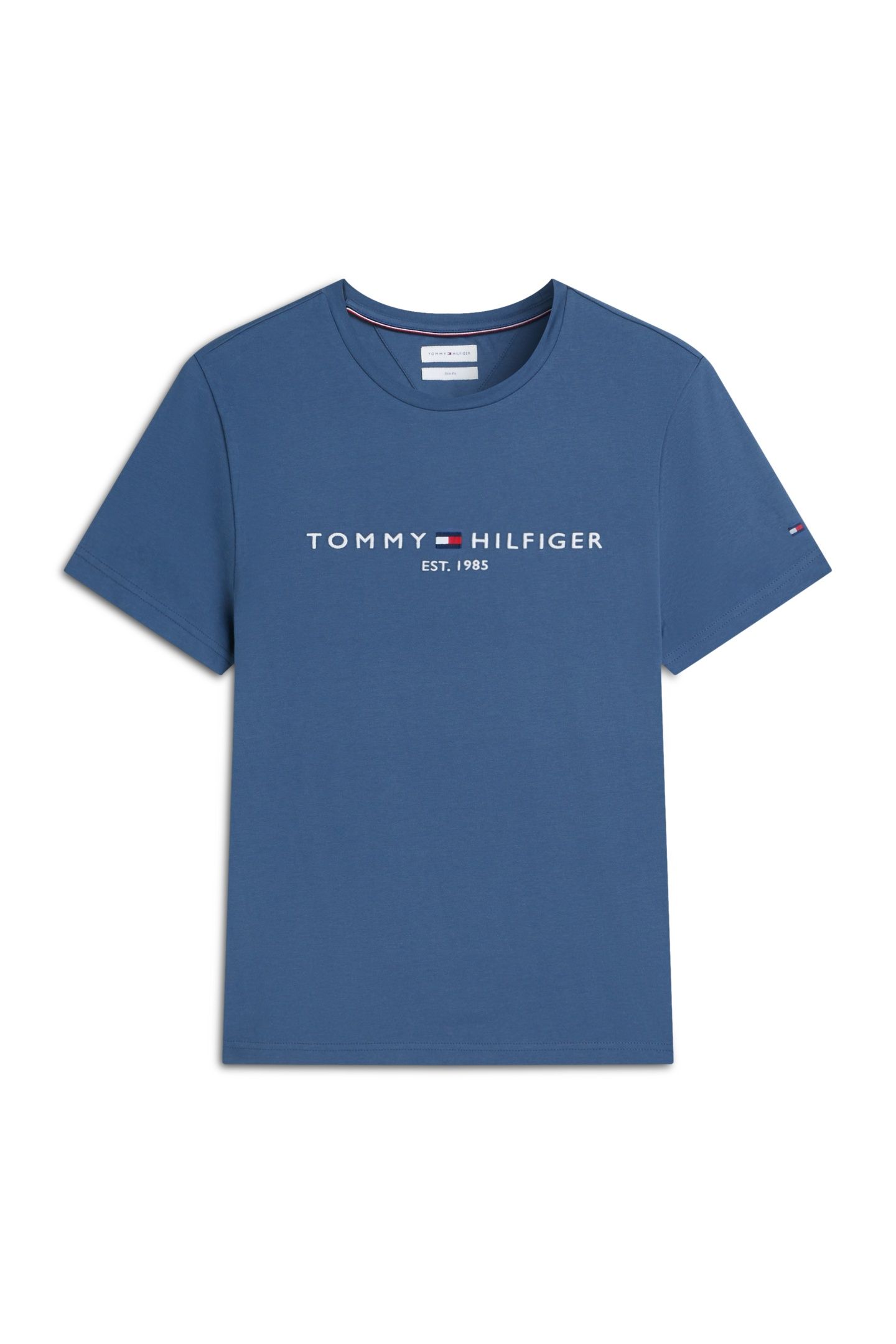 TOMMY LOGO TEE AEGEAN SEA 4