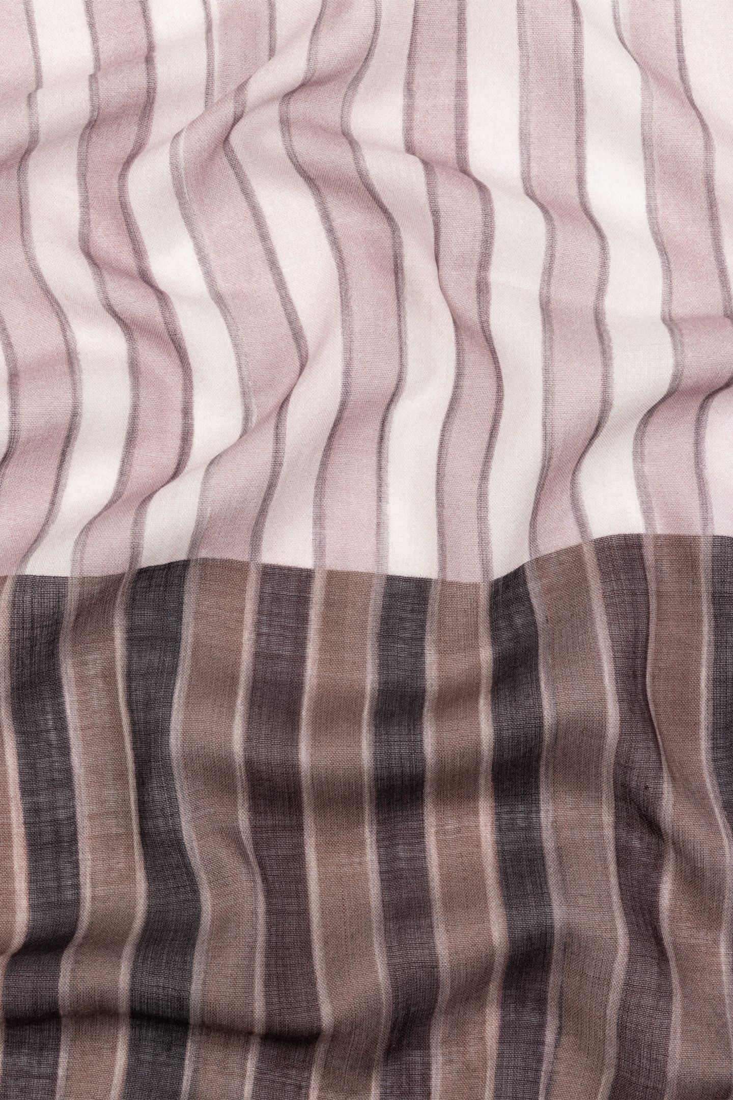 MEN SCARF HANDPAINT STRP PINK 6