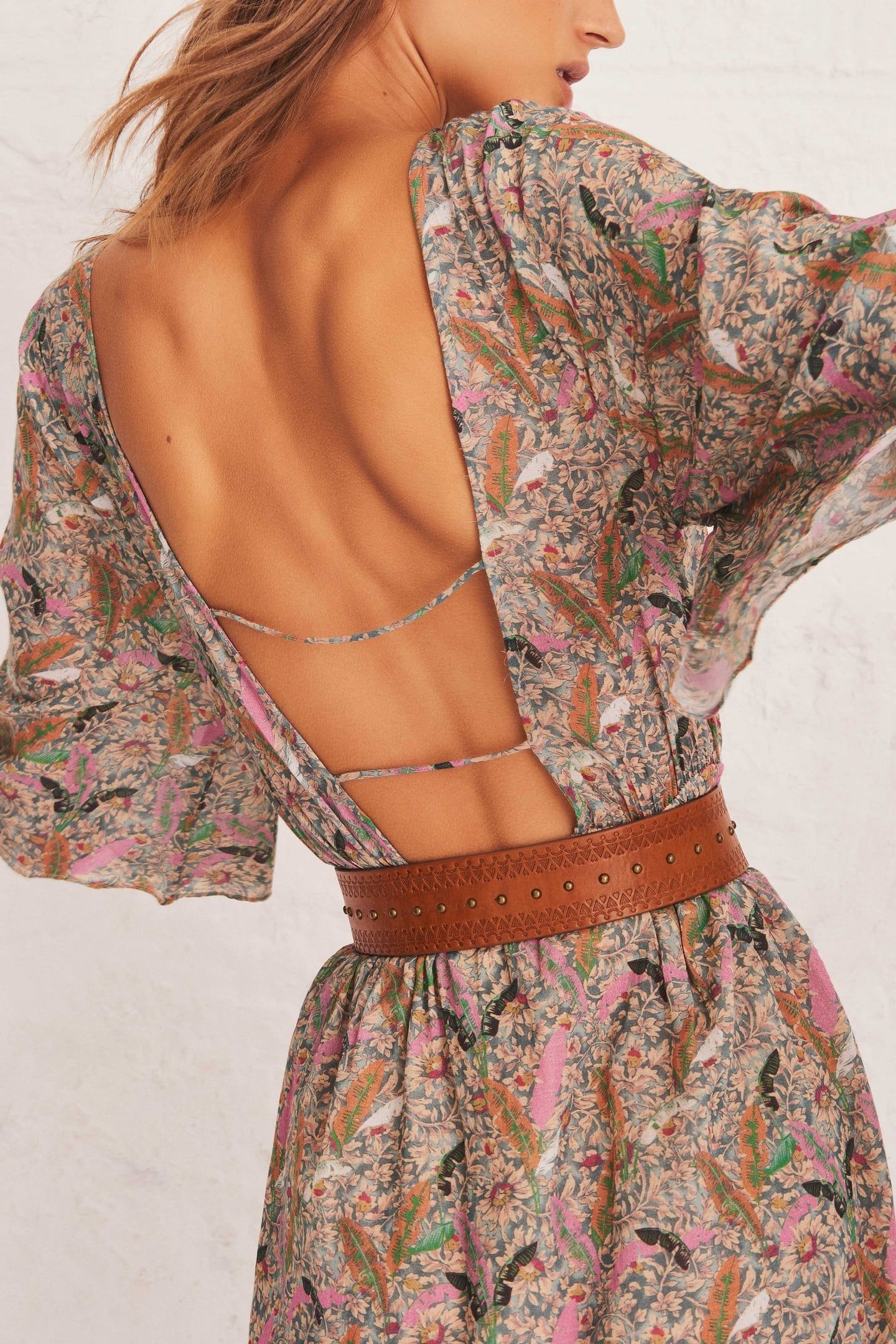 MID-LENGTH DRESS ECRU 2