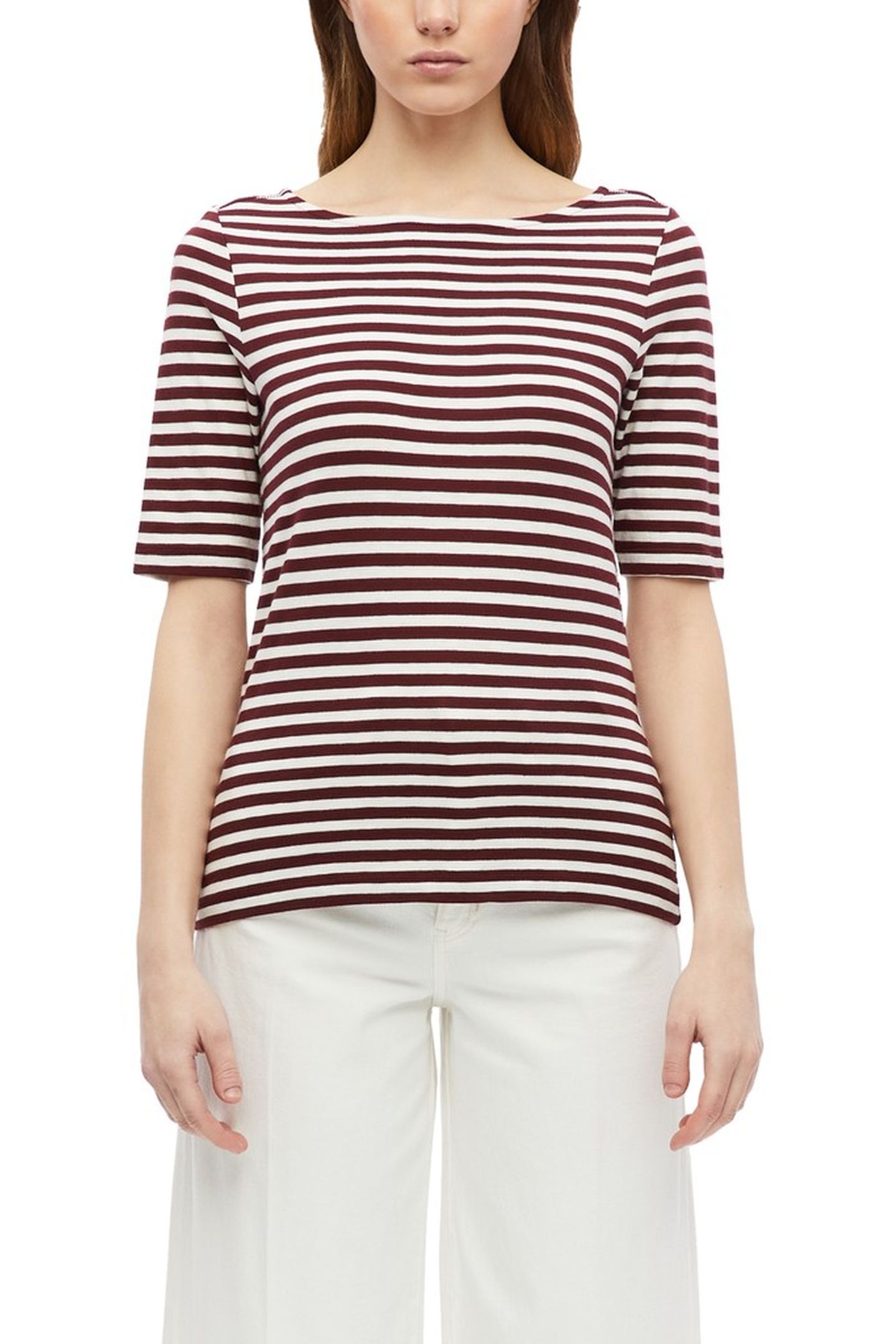 S.OLIVER T-SHIRTS BURGUNDY 1